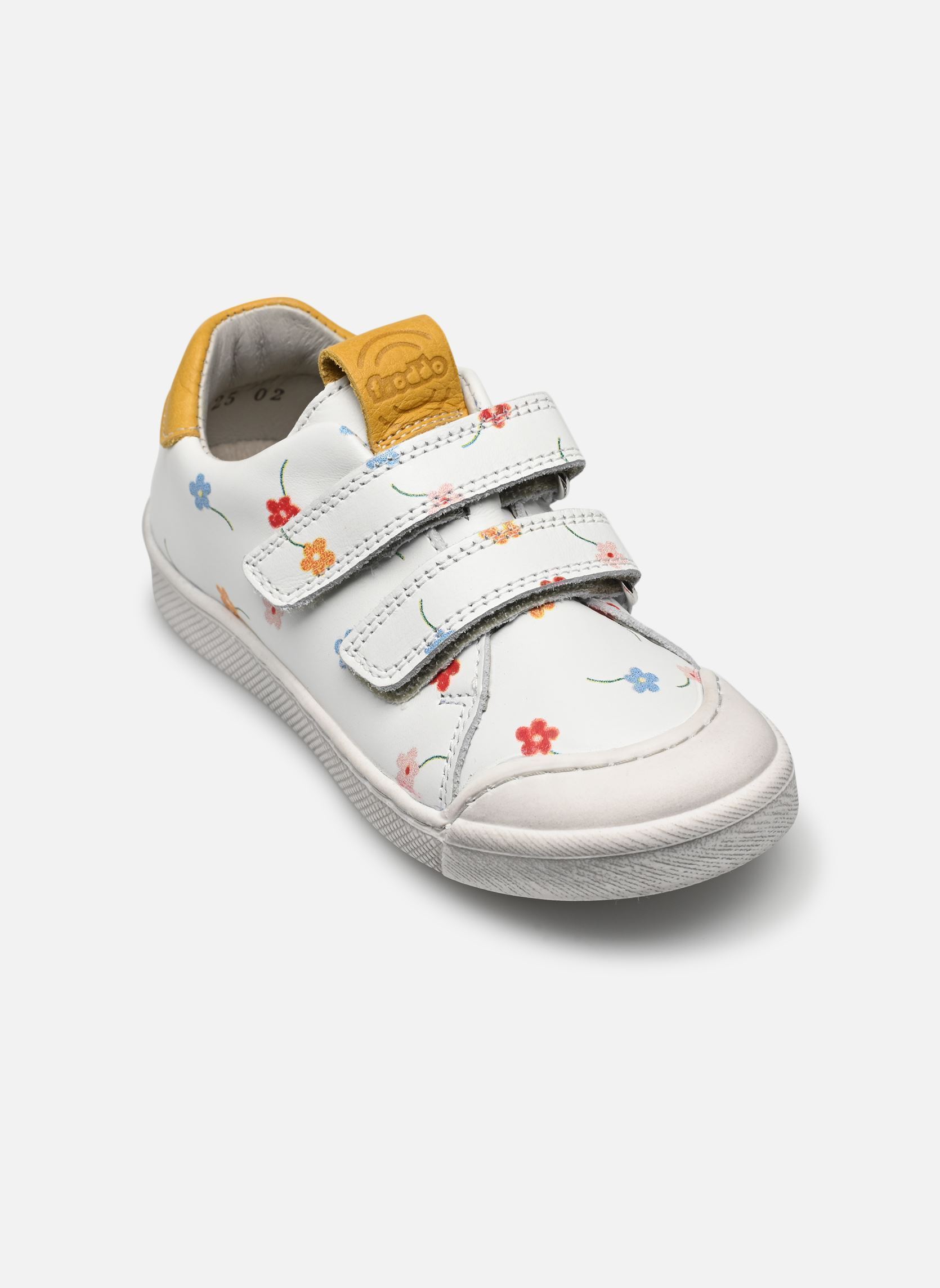 Baskets basses Rosario Velcro fille blanc Froddo Baskets basses Rosario Velcro fille blanc FLOWERS