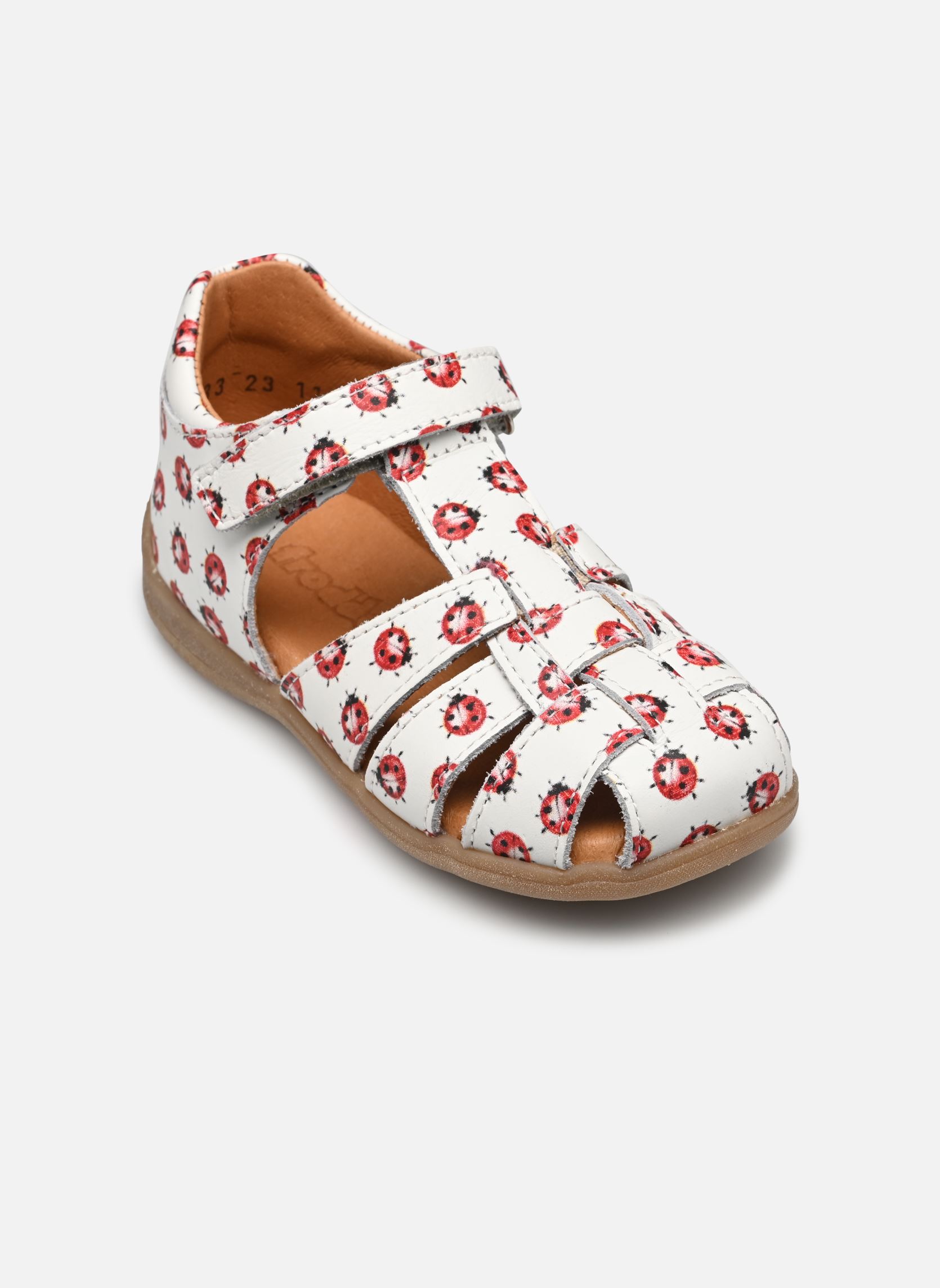 Sandalen Carte U mädchen weiß Froddo Sandalen Carte U mädchen weiß WHITE/RED
