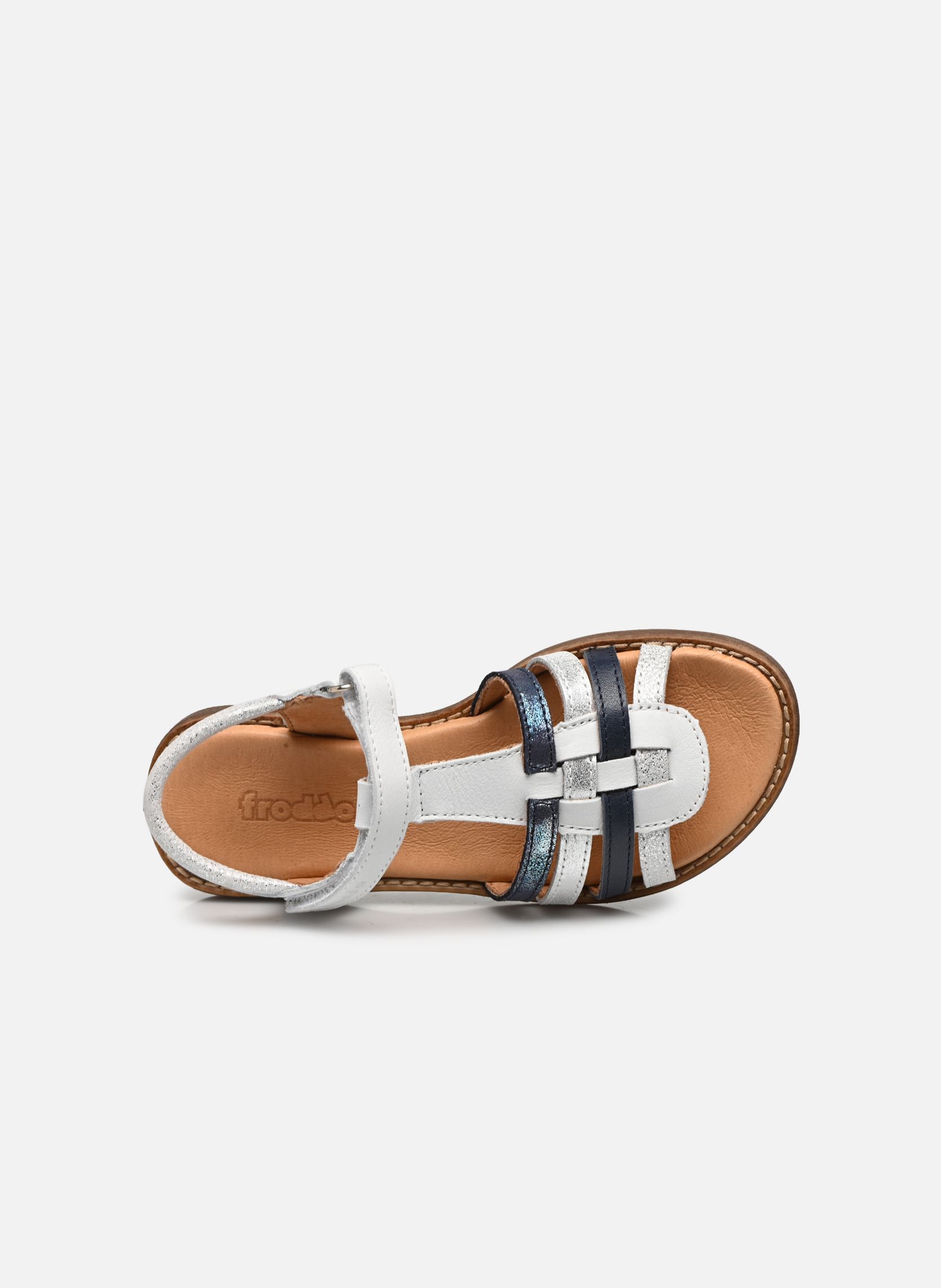Sandalen Lore Straps mädchen weiß Froddo Sandalen Lore Straps mädchen weiß WHITE / BLUE