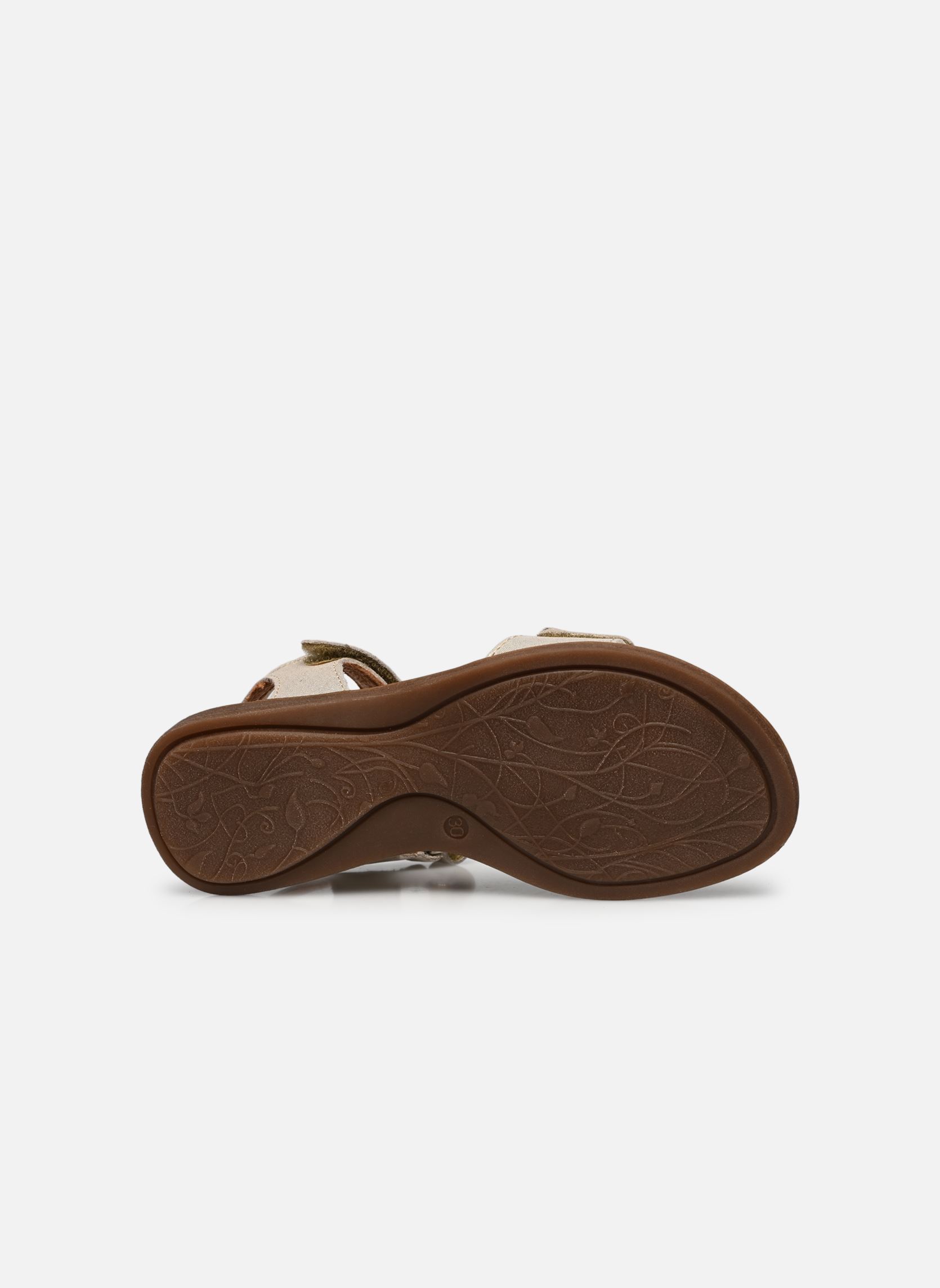 Sandalen Lore Leaves meisjes goud en brons Froddo Sandalen Lore Leaves meisjes goud en brons GOLD SHINE 1