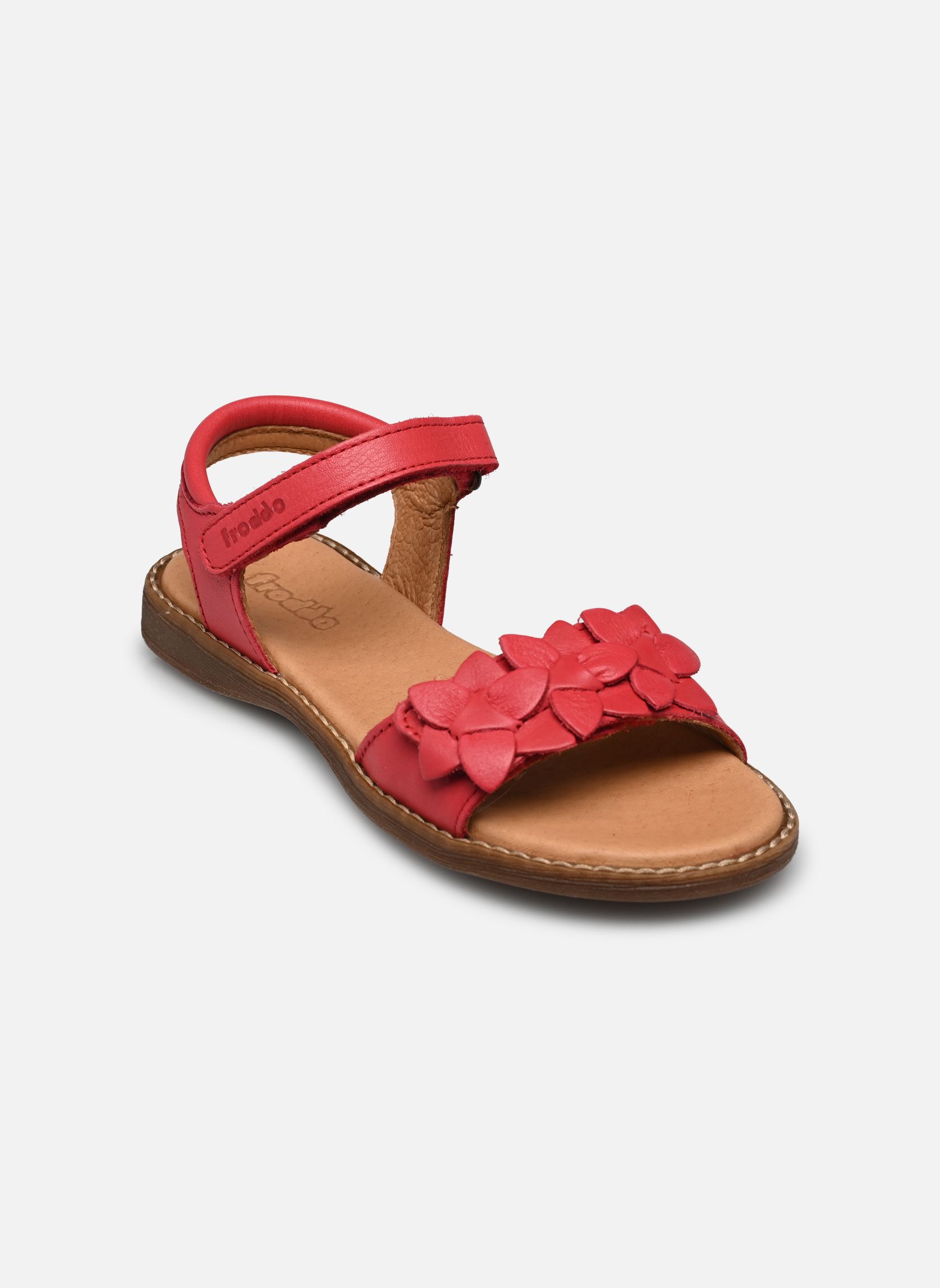Sandalen Lore Flowers meisjes rood Froddo Sandalen Lore Flowers meisjes rood RED 2
