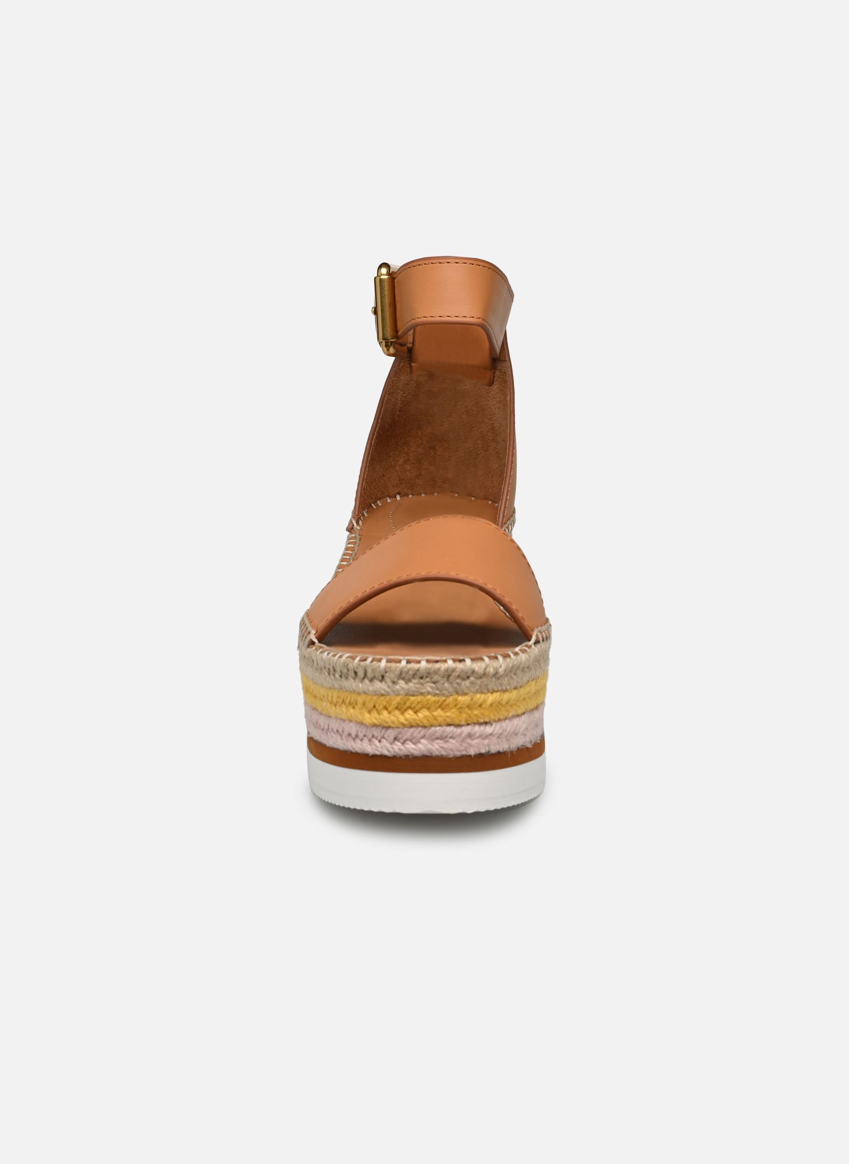 Espadrilles met sleehak en plateau Glyn Espadrilles dames bruin See by Chloé Espadrilles met sleehak en plateau Glyn Espadrilles dames bruin TAN 1