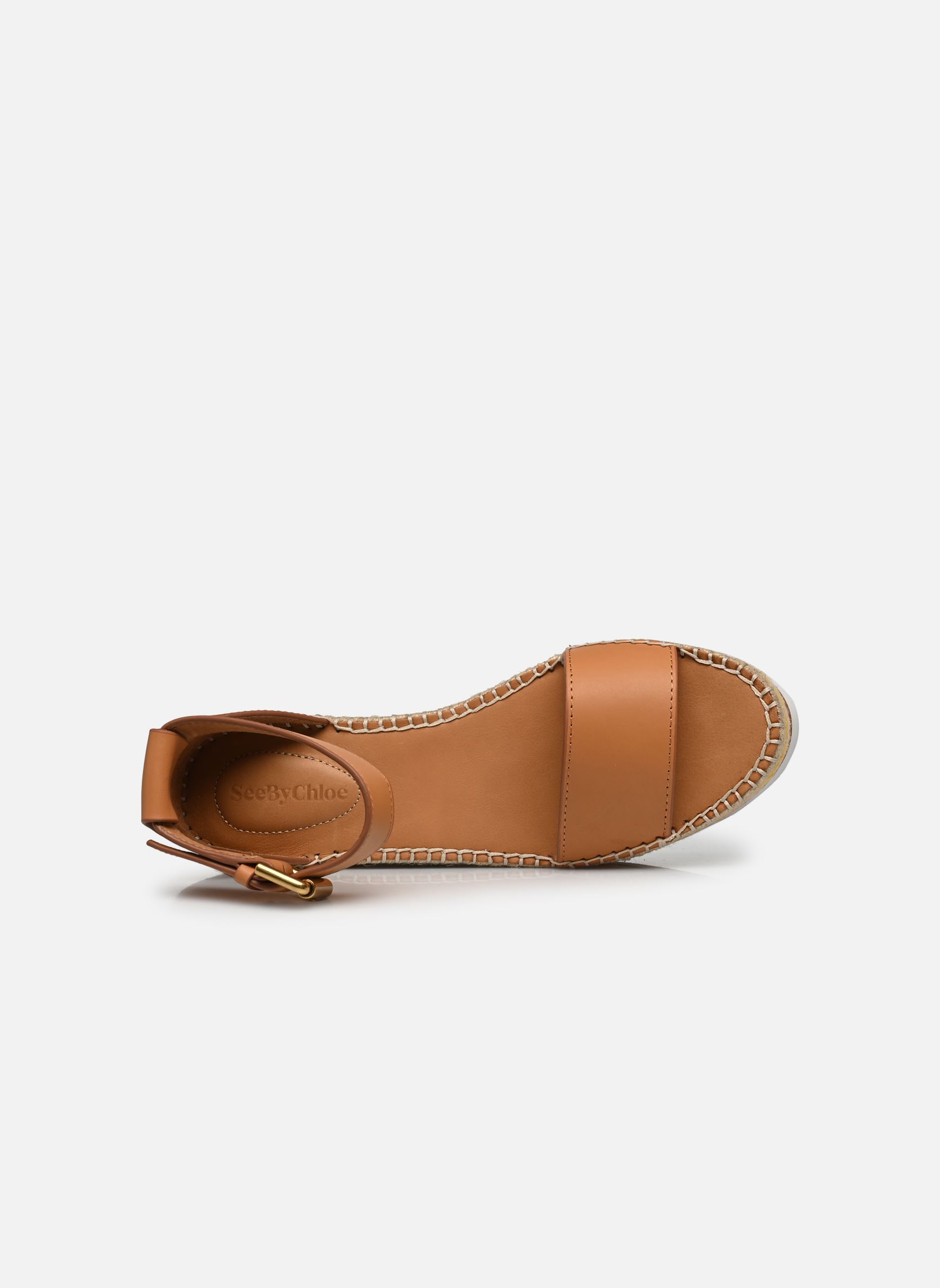 Espadrilles met sleehak en plateau Glyn Espadrilles dames bruin See by Chloé Espadrilles met sleehak en plateau Glyn Espadrilles dames bruin TAN 1