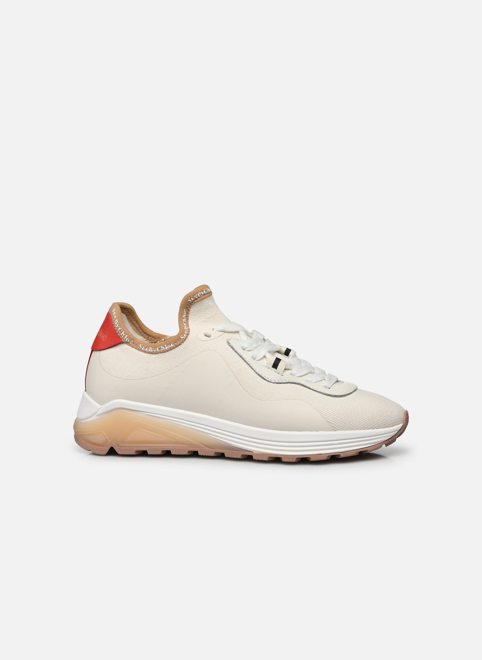 Niedrige Sneaker Brett Sneakers Low-Top Sneakers damen weiß See by Chloé Niedrige Sneaker Brett Sneakers Low-Top Sneakers damen weiß WHITE