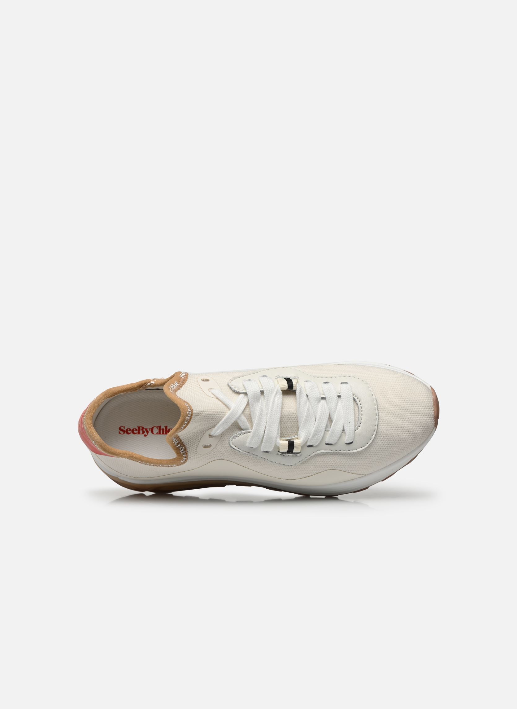 Niedrige Sneaker Brett Sneakers Low-Top Sneakers damen weiß See by Chloé Niedrige Sneaker Brett Sneakers Low-Top Sneakers damen weiß WHITE