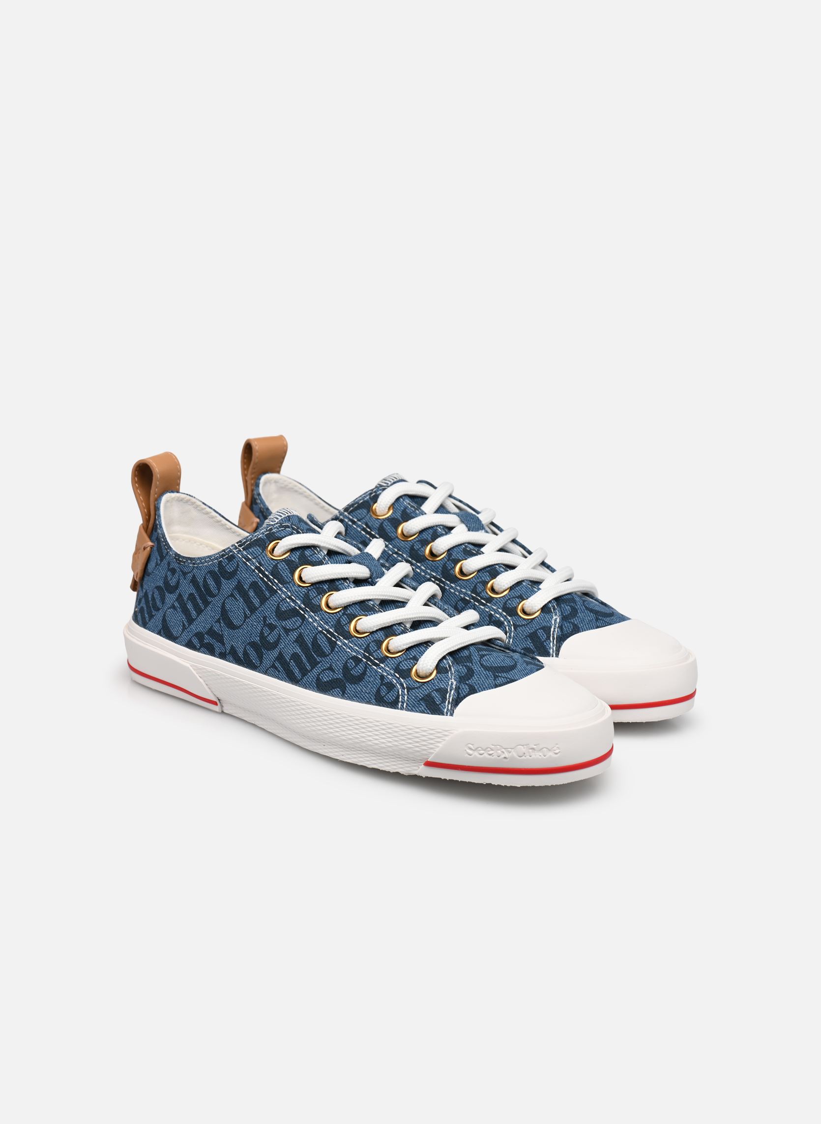 Niedrige Sneaker Aryana Sneakers Low-Top Sneakers damen blau See by Chloé Niedrige Sneaker Aryana Sneakers Low-Top Sneakers damen blau MEDIUM BLUE