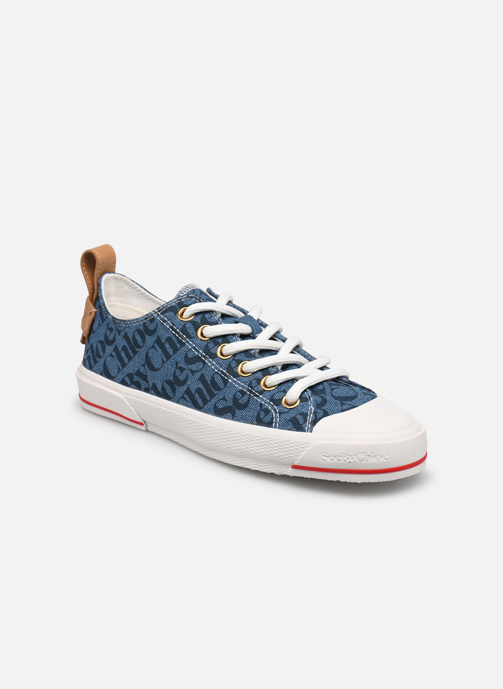 Niedrige Sneaker Aryana Sneakers Low-Top Sneakers damen blau See by Chloé Niedrige Sneaker Aryana Sneakers Low-Top Sneakers damen blau MEDIUM BLUE
