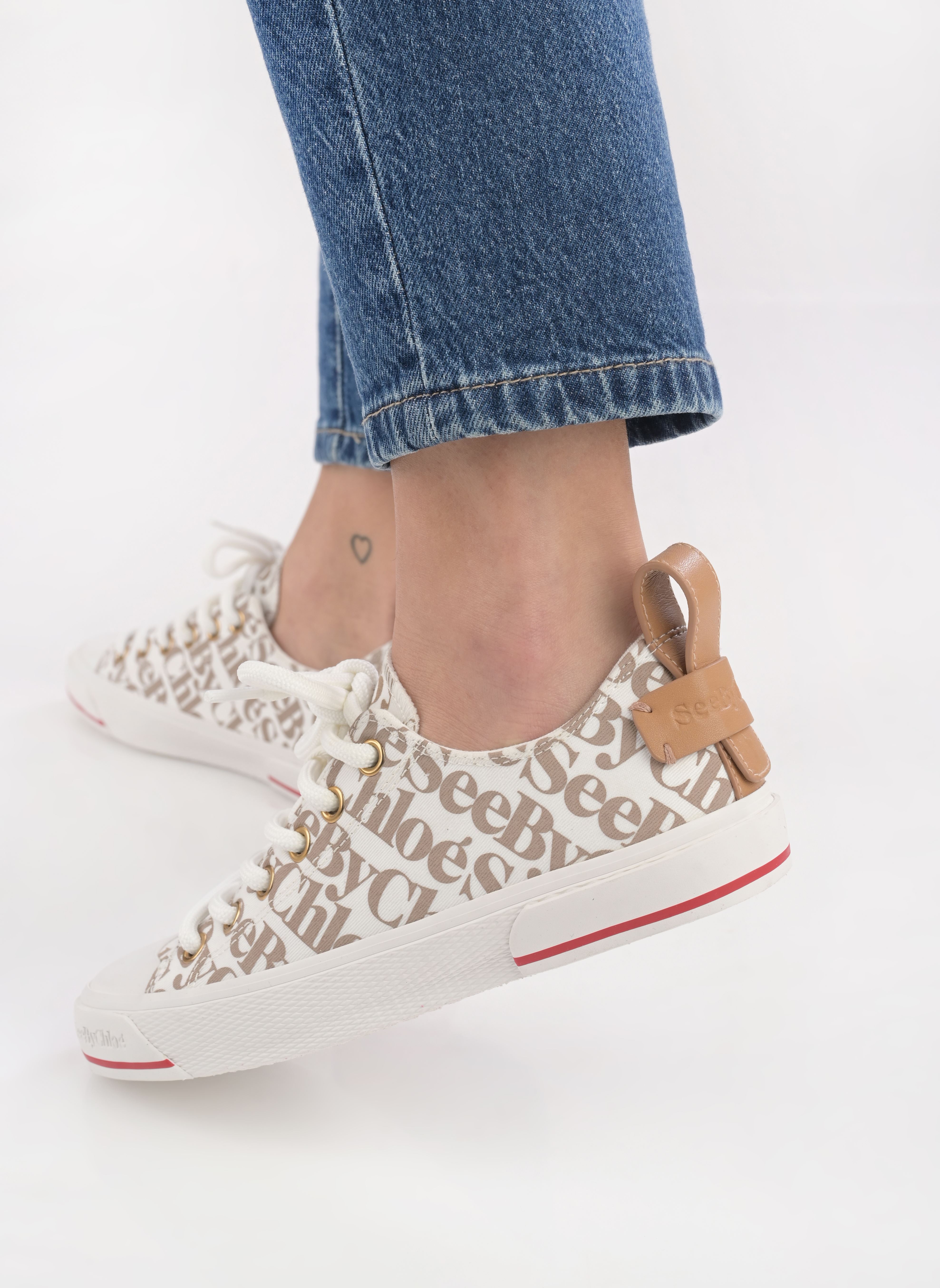 Zapatillas bajas Aryana Sneakers Low-Top Sneakers mujer marrón See by Chloé Zapatillas bajas Aryana Sneakers Low-Top Sneakers mujer marrón NATURAL