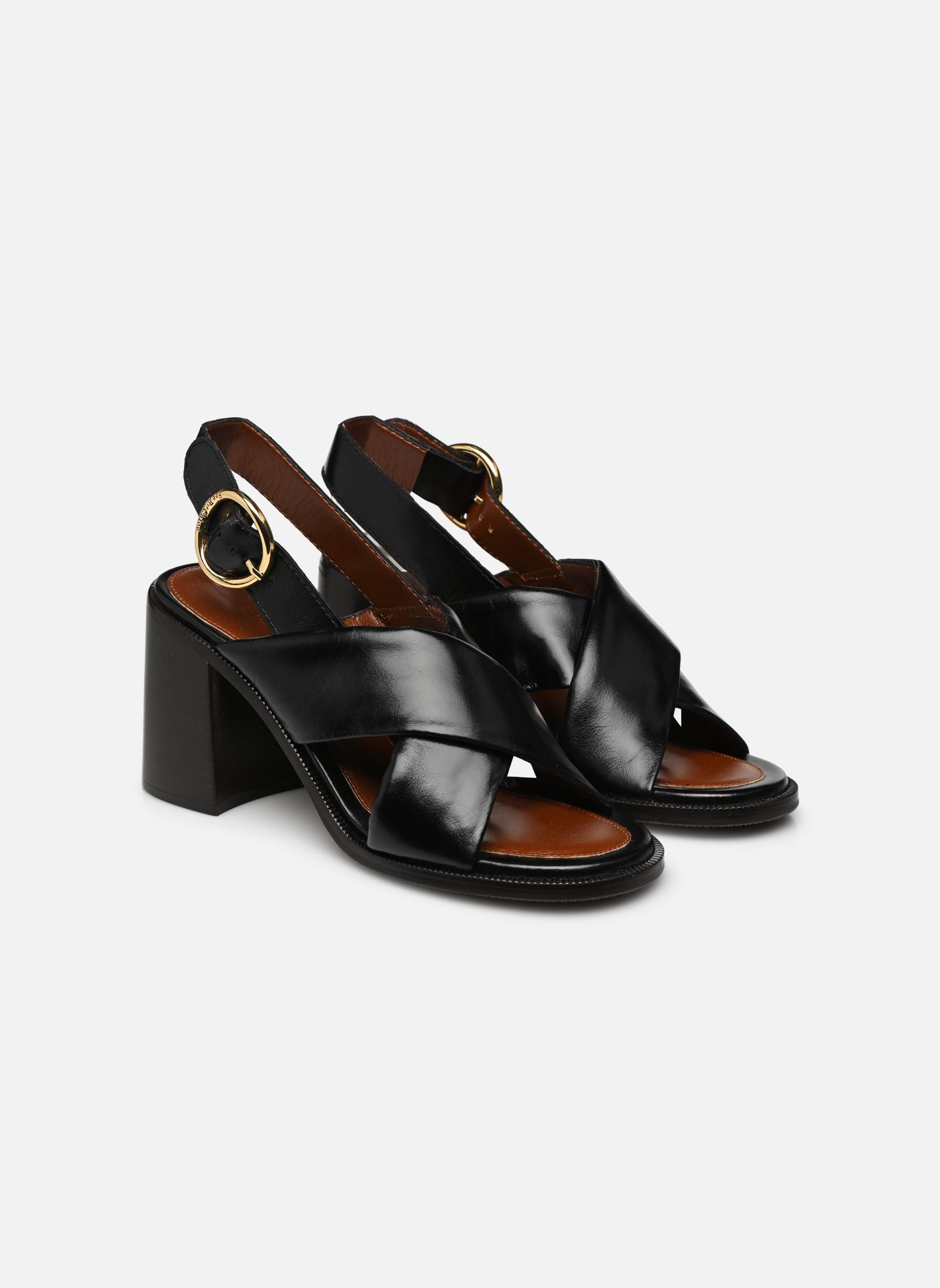Sandalen Lyna Sandals Mid Heel damen schwarz See by Chloé Sandalen Lyna Sandals Mid Heel damen schwarz BLACK
