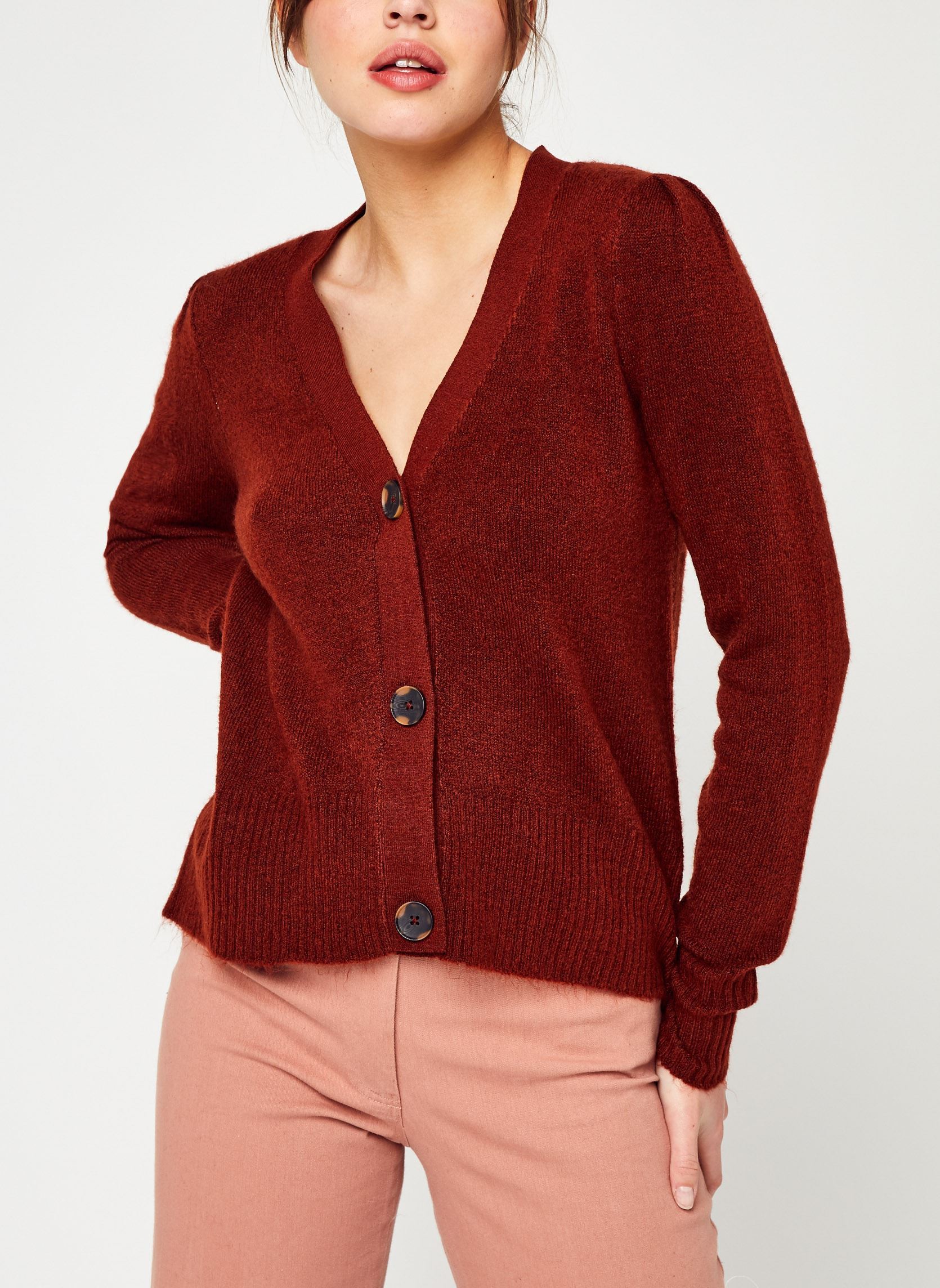 VILA Vililo L/S O-Neck Knit Cardigan/Pb Ladies