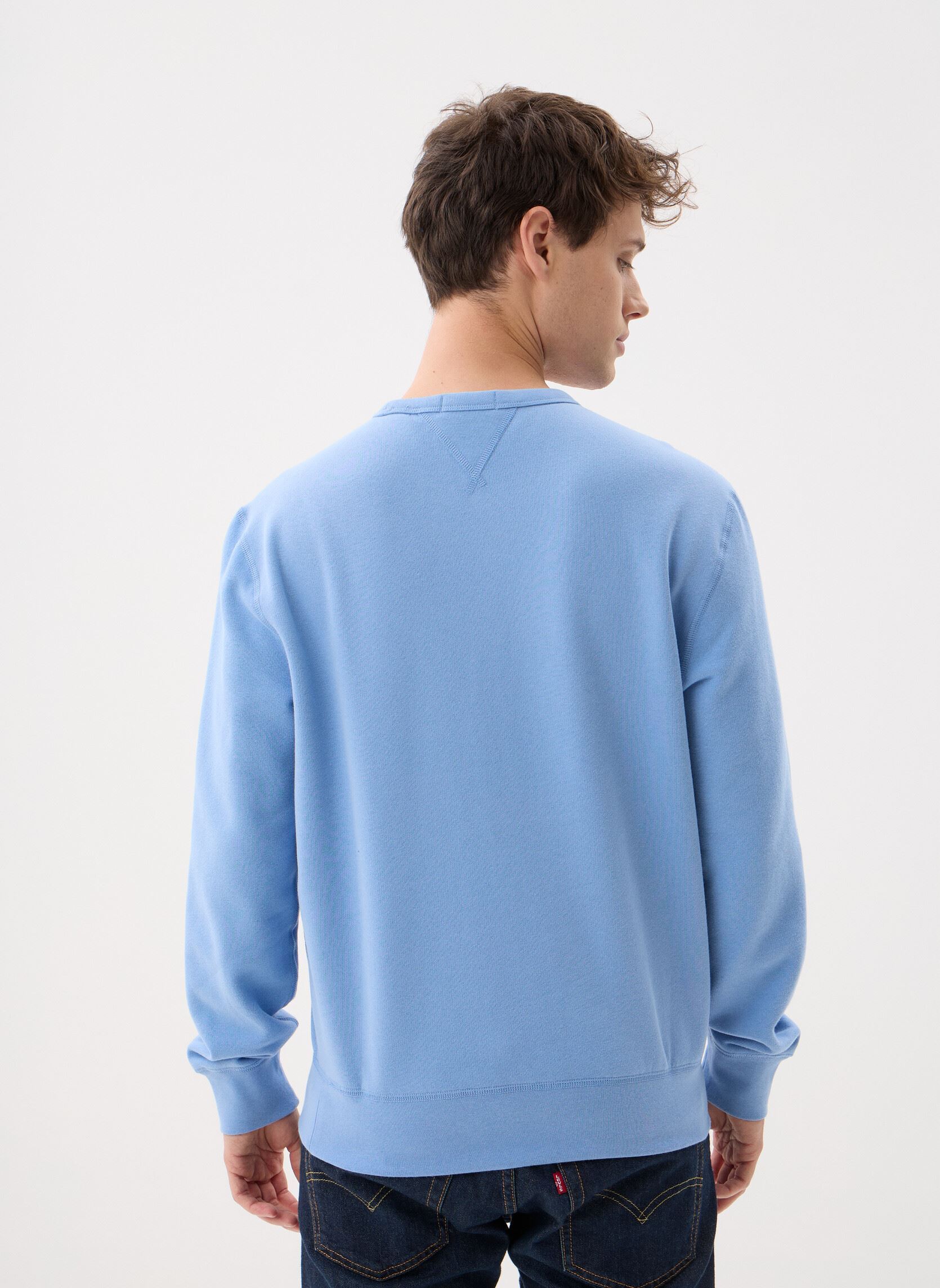 Felpe Lscnm1-Long Sleeve-Knit uomo blu Polo Ralph Lauren Felpe Lscnm1-Long Sleeve-Knit uomo blu BRISTOL BLUE