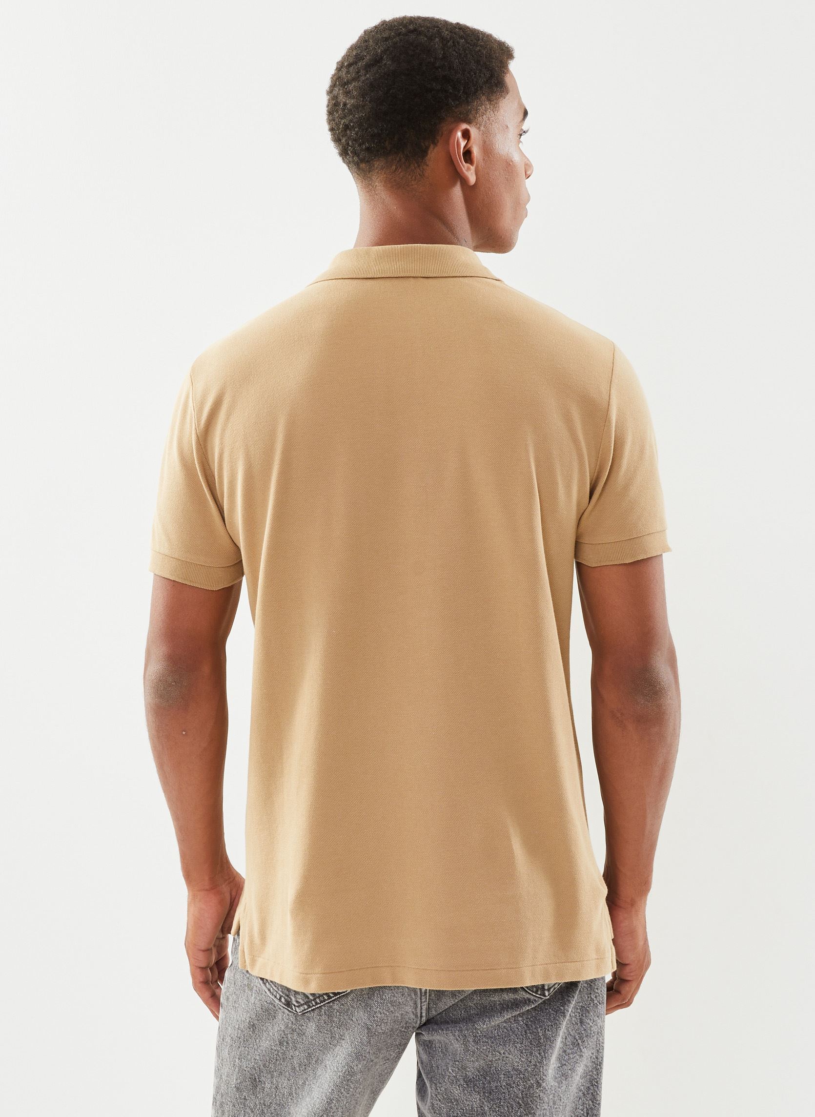 Polos Polo Coupe Ajustée En Piqué 710680784 homme beige Polo Ralph Lauren Polos Polo Coupe Ajustée En Piqué 710680784 homme beige LUXURY TAN/C8176