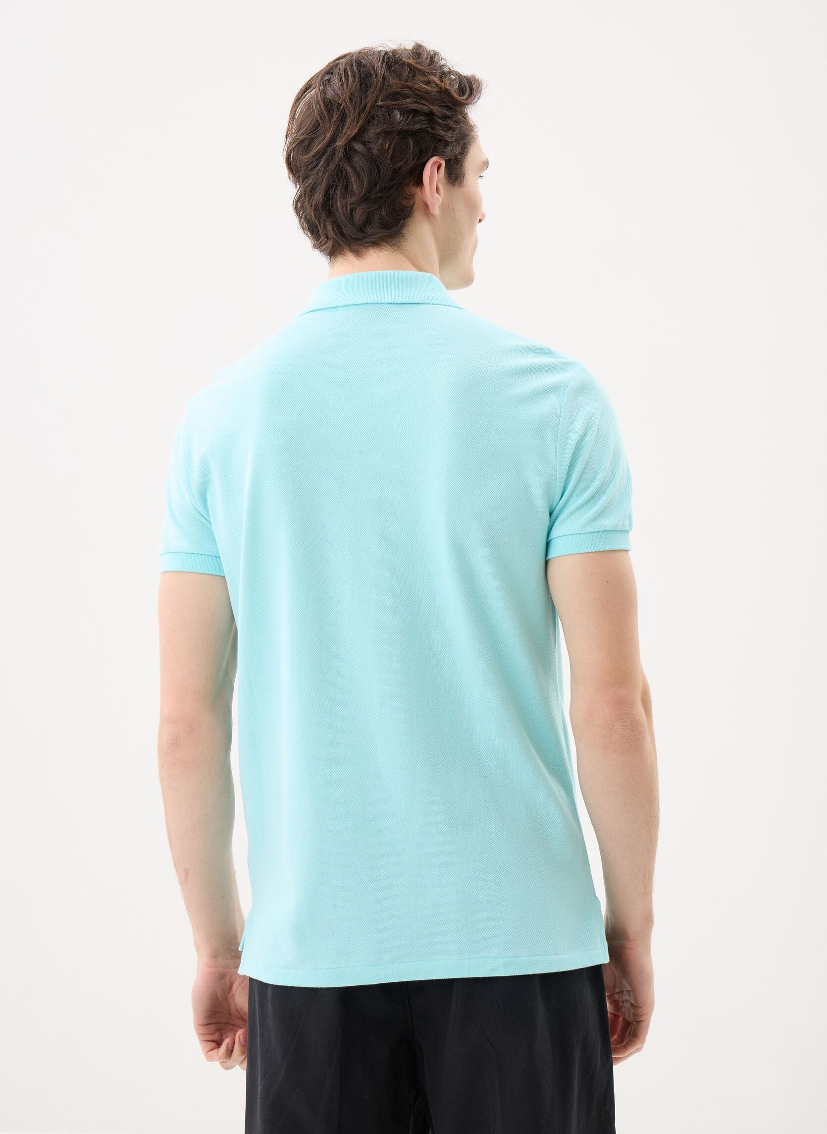 Poloshirts Polo Coupe Ajustée En Piqué 710680784 herren blau Polo Ralph Lauren Poloshirts Polo Coupe Ajustée En Piqué 710680784 herren blau NEW AQUA/C3166