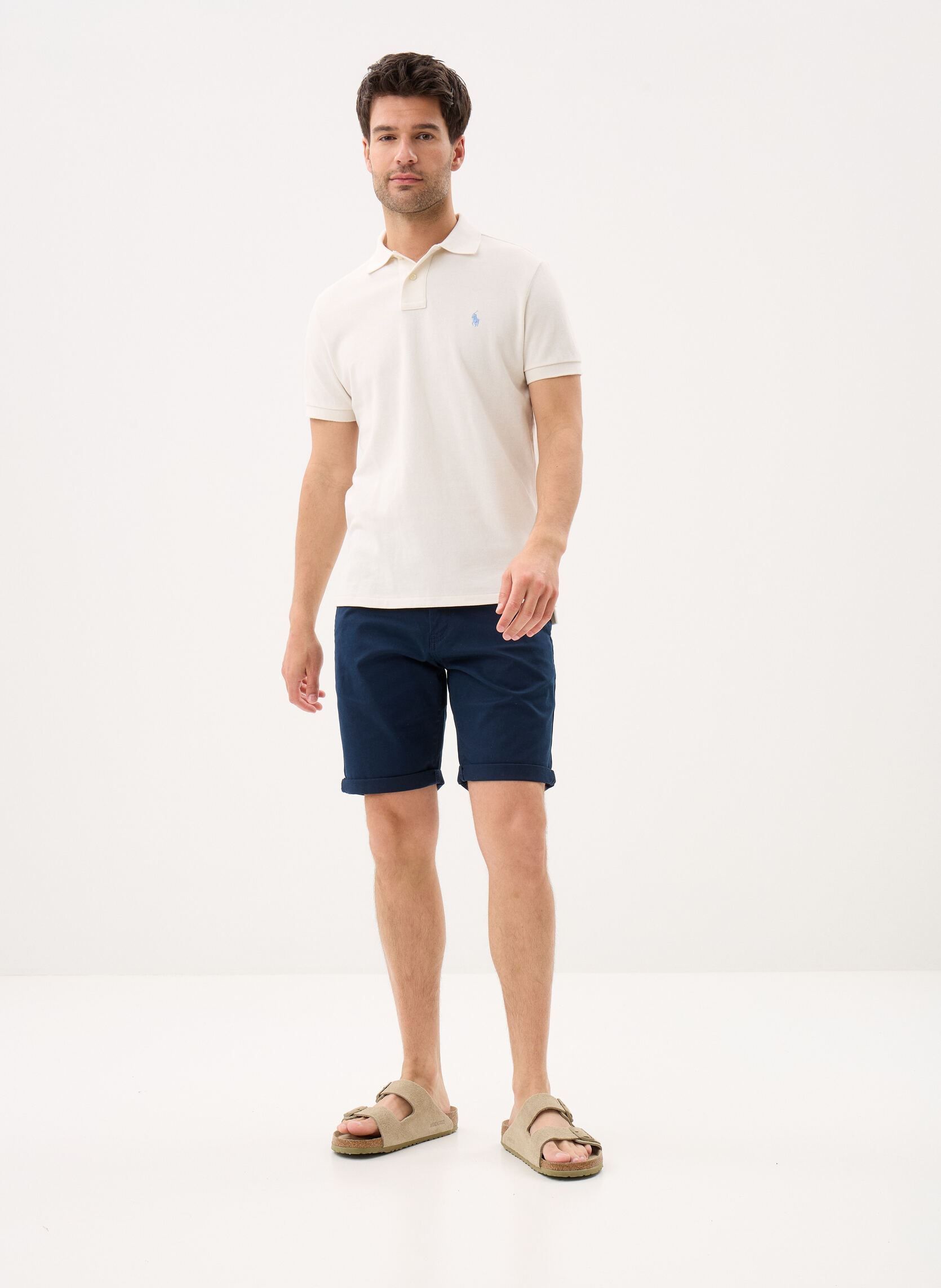 Poloshirts Polo Coupe Ajustée En Piqué 710680784 herren weiß Polo Ralph Lauren Poloshirts Polo Coupe Ajustée En Piqué 710680784 herren weiß ANTIQUE CREAM/C7114