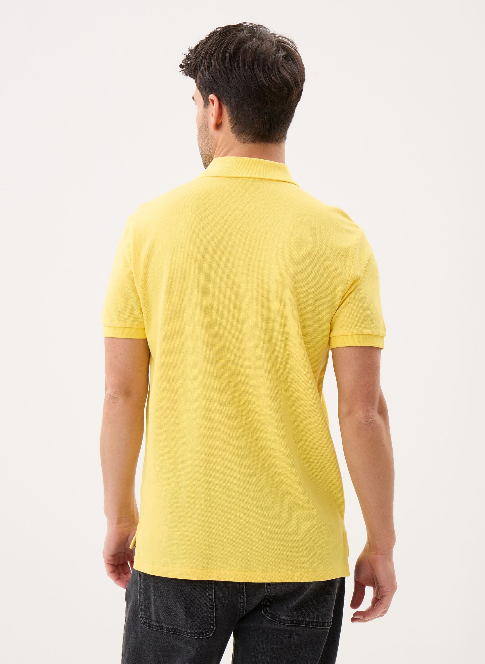 Poloshirts Polo Coupe Ajustée En Piqué 710680784 herren gelb Polo Ralph Lauren Poloshirts Polo Coupe Ajustée En Piqué 710680784 herren gelb SUNFISH YELLOW/C7109