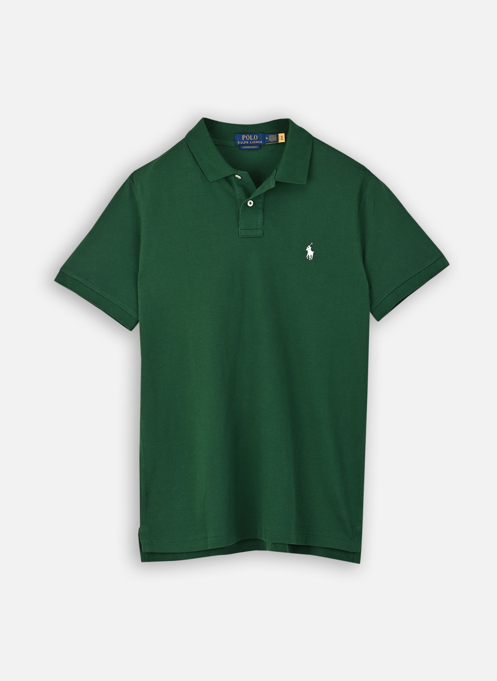 Polos Polo Coupe Ajustée En Piqué 710680784 homme vert Polo Ralph Lauren Polos Polo Coupe Ajustée En Piqué 710680784 homme vert NEW FOREST/C1730