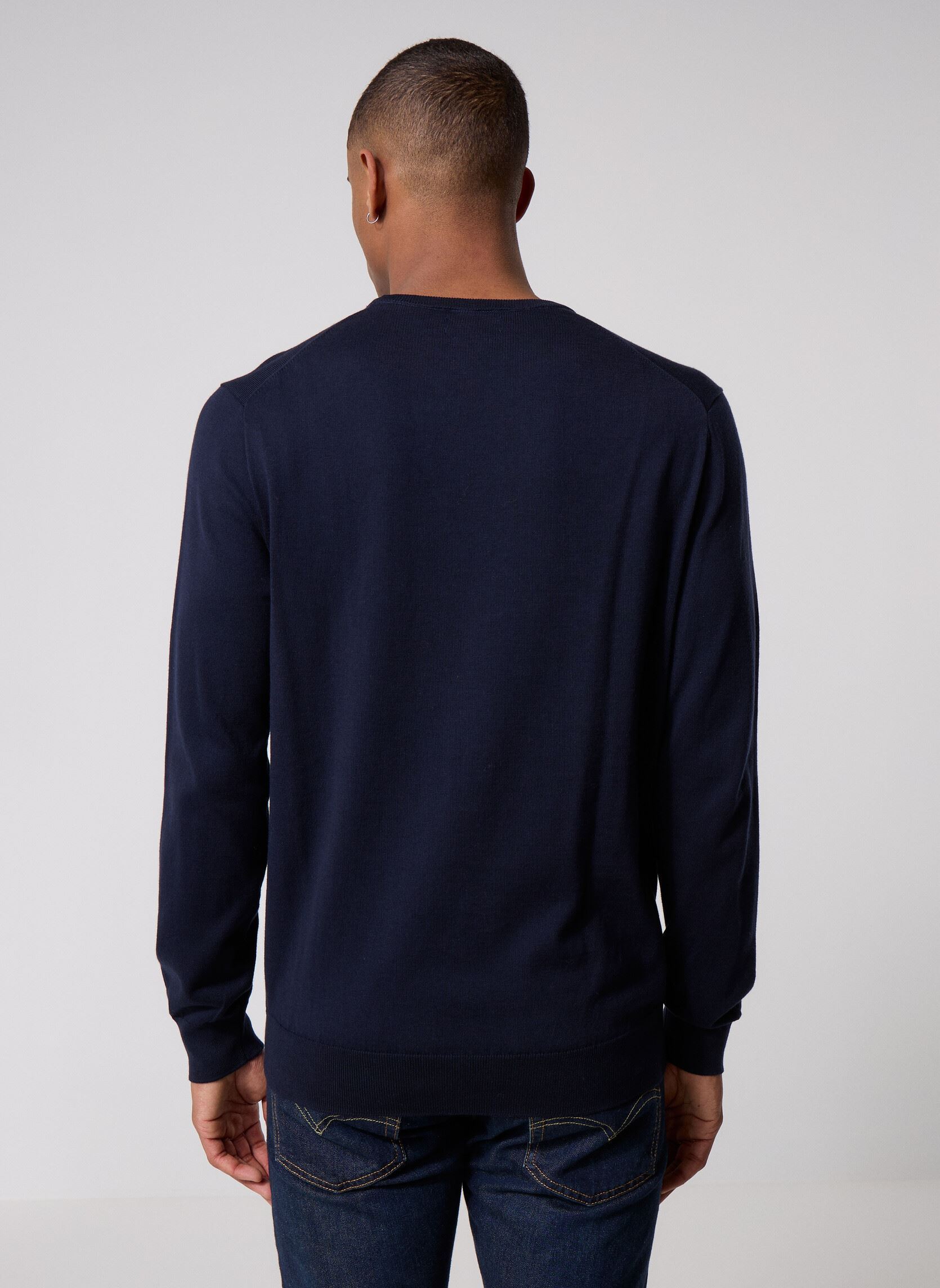 Sweats Pull cintré en coton 710684957 homme bleu Polo Ralph Lauren Sweats Pull cintré en coton 710684957 homme bleu HUNTER NAVY
