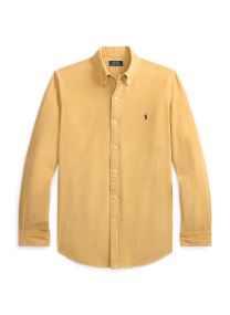 Chemises Chemise Ml Oxford Custom Fit En Tartan homme camel