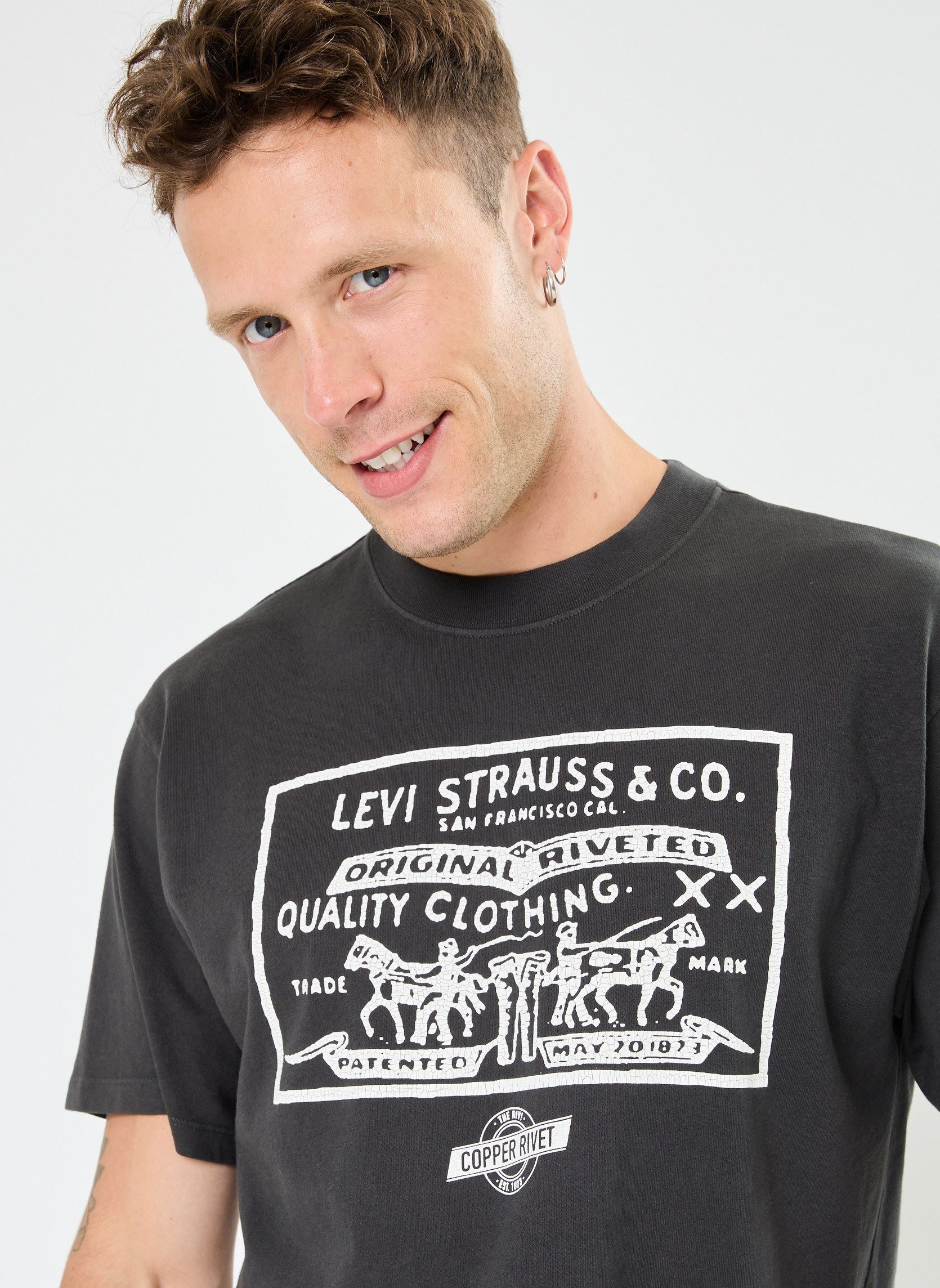 T-Shirts Vintage Fit Graphic Tee herren schwarz Levi's T-Shirts Vintage Fit Graphic Tee herren schwarz 2 HORSE PULL GD PIRA