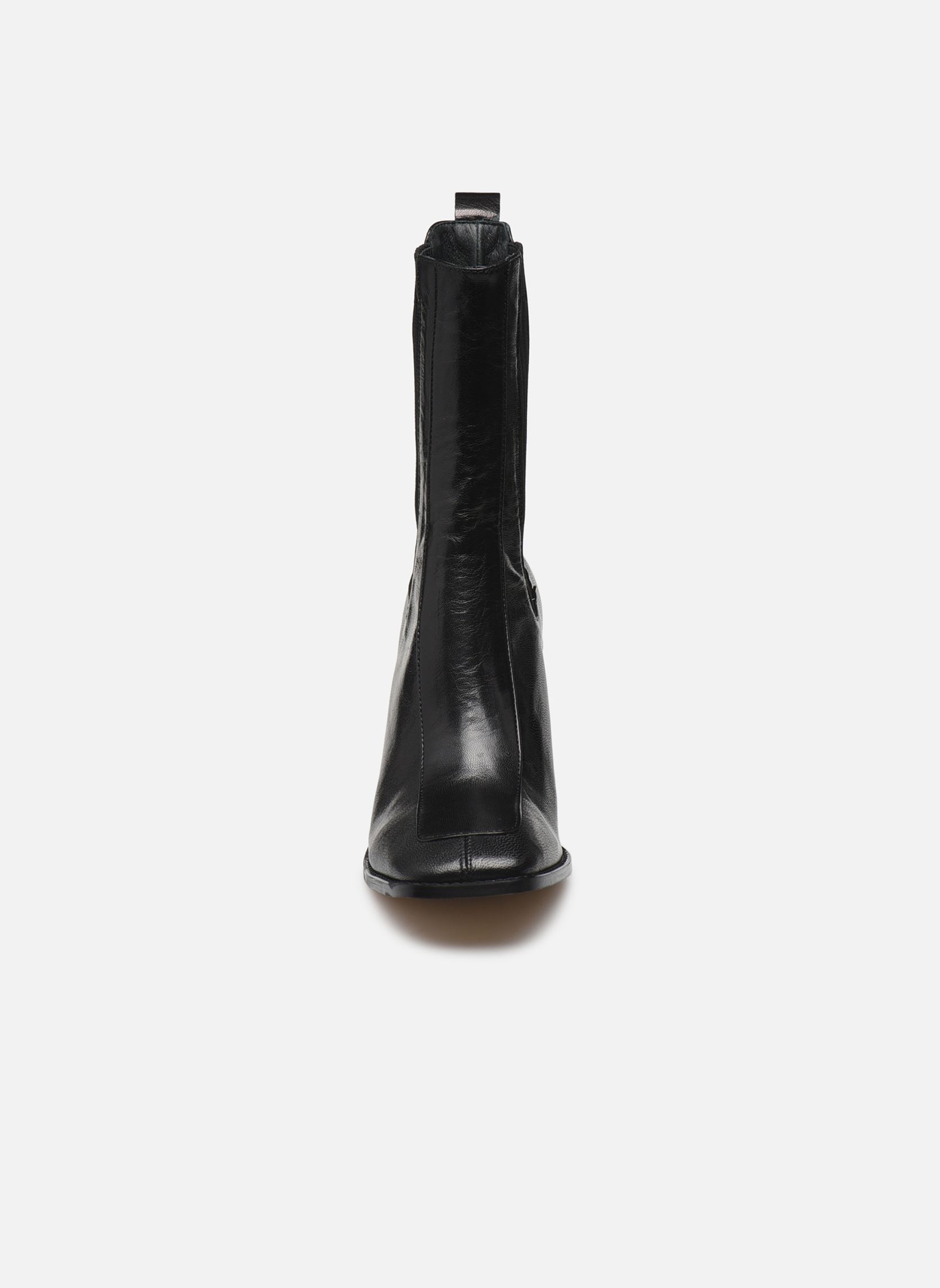 Niedrige Ankle Boots VANTI damen schwarz Jonak Niedrige Ankle Boots VANTI damen schwarz Cuir noir