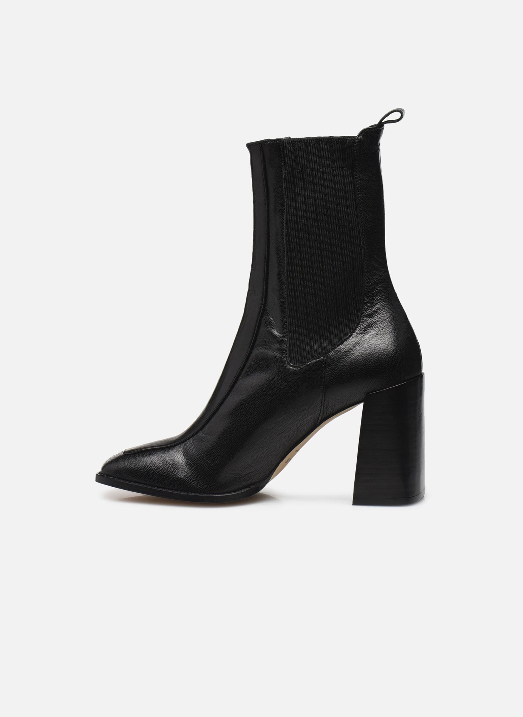Niedrige Ankle Boots VANTI damen schwarz Jonak Niedrige Ankle Boots VANTI damen schwarz Cuir noir