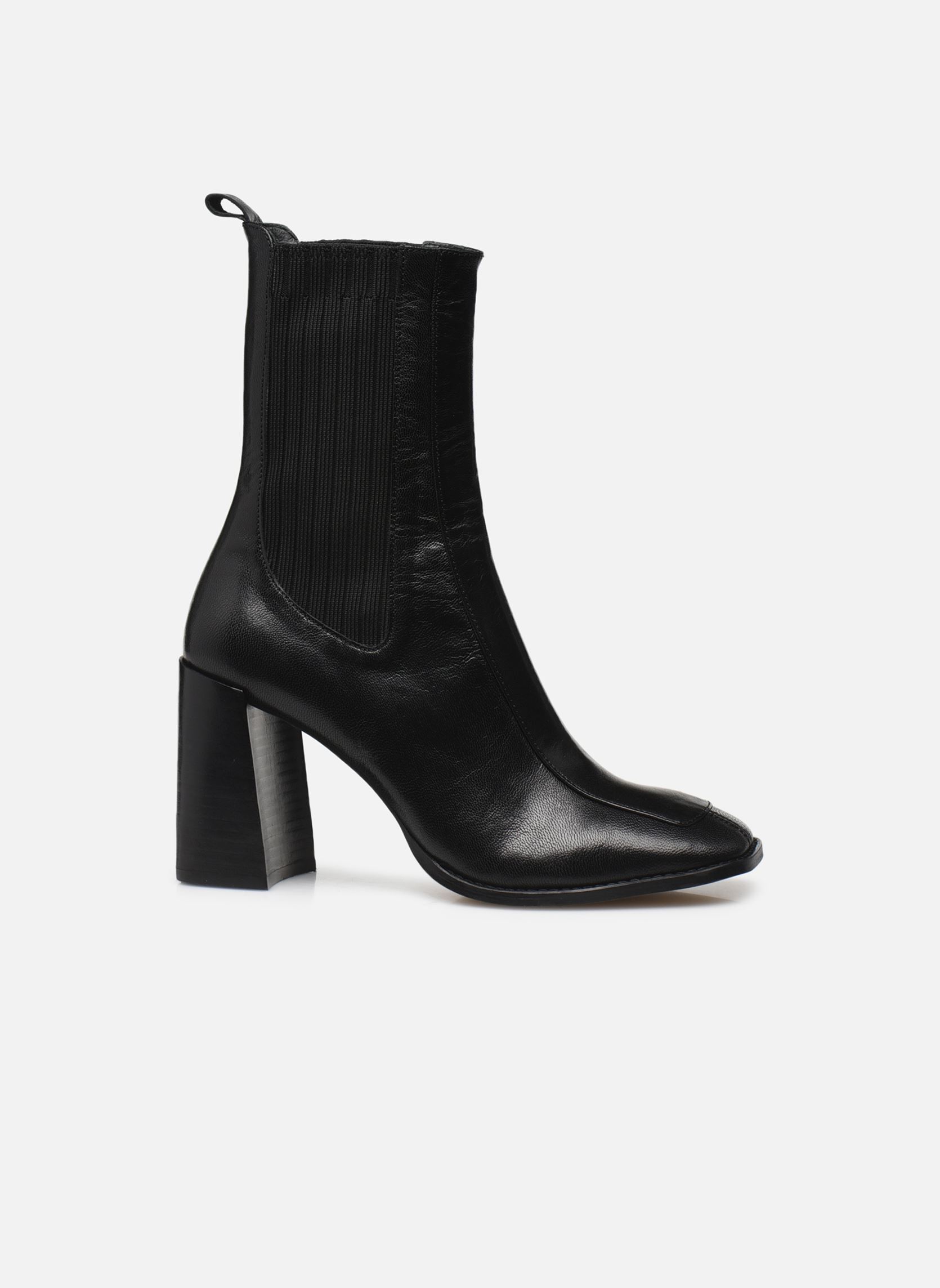 Niedrige Ankle Boots VANTI damen schwarz Jonak Niedrige Ankle Boots VANTI damen schwarz Cuir noir