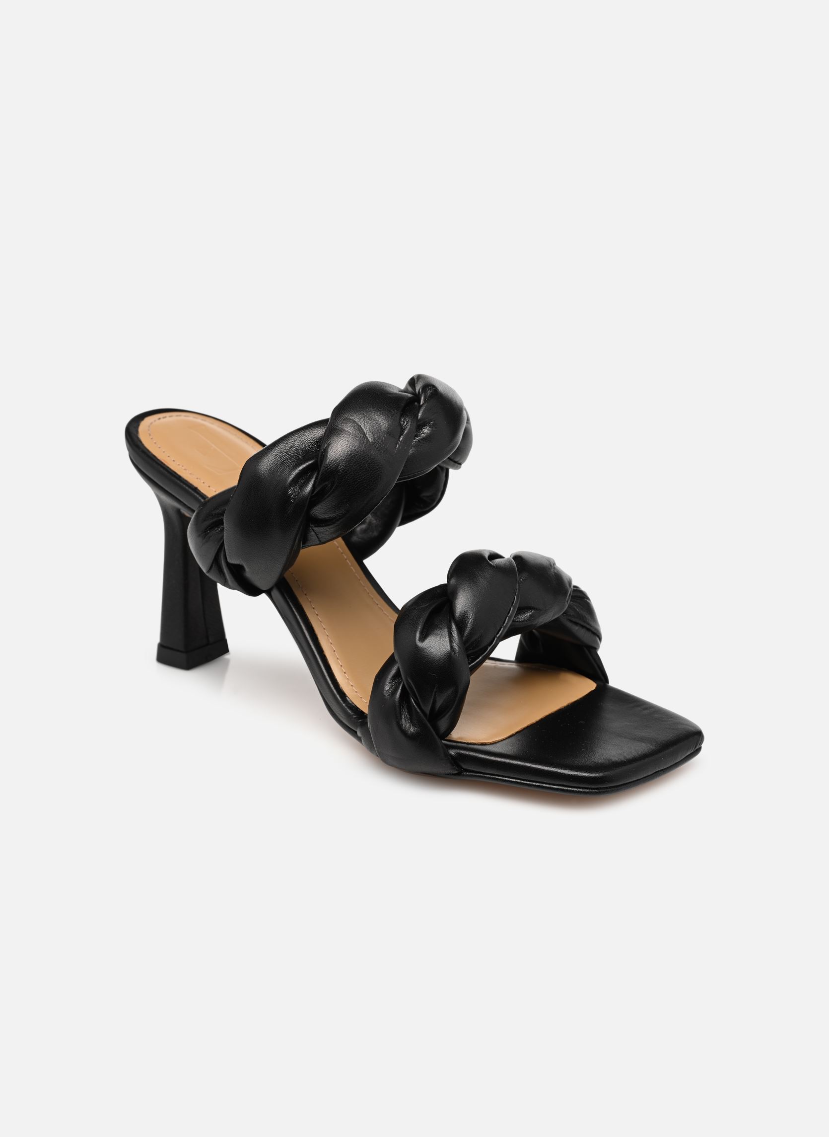 Pantoletten River damen schwarz Flattered Pantoletten River damen schwarz BLACK