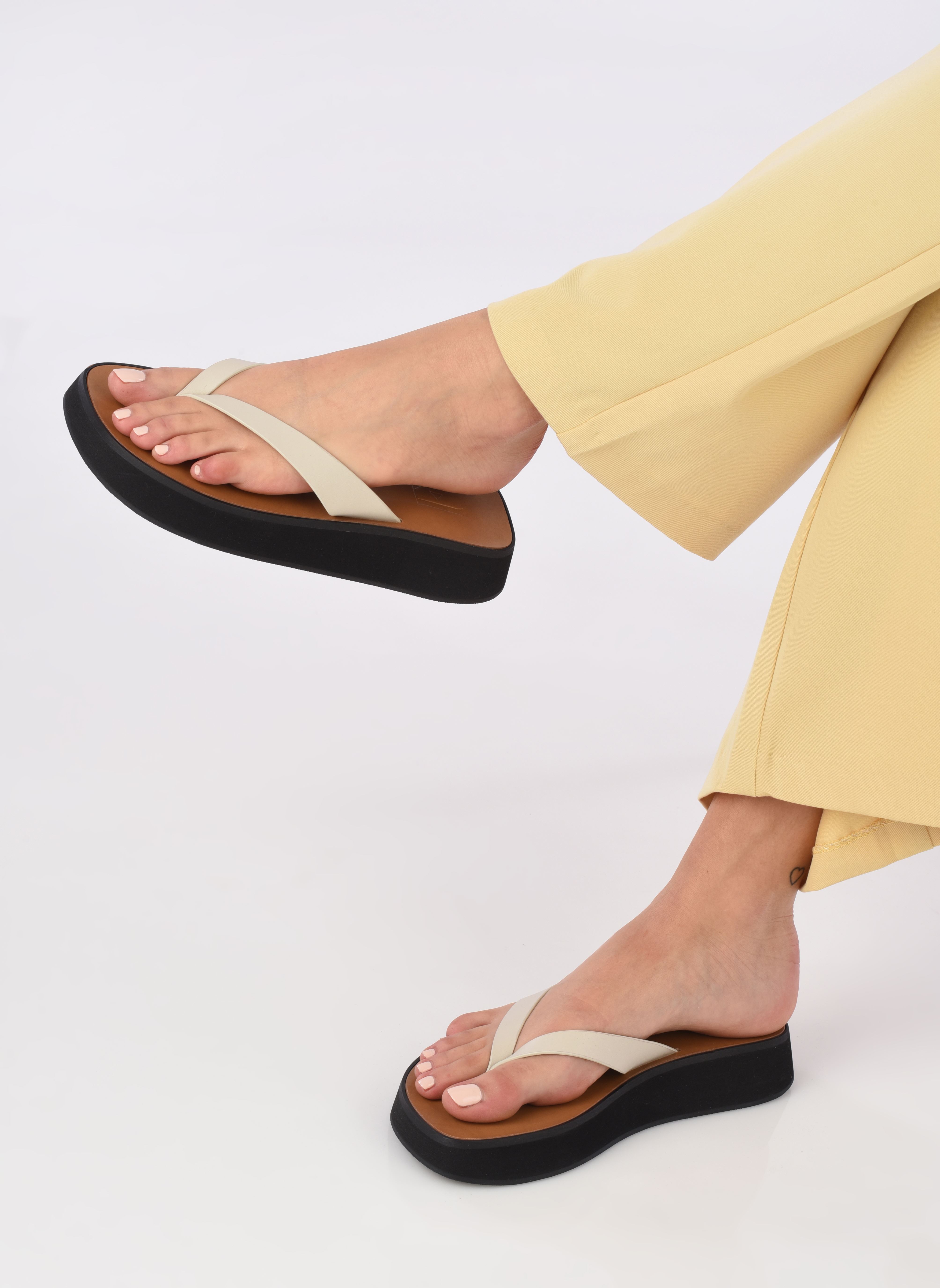 Sandalen Brooke damen weiß Flattered Sandalen Brooke damen weiß CREME