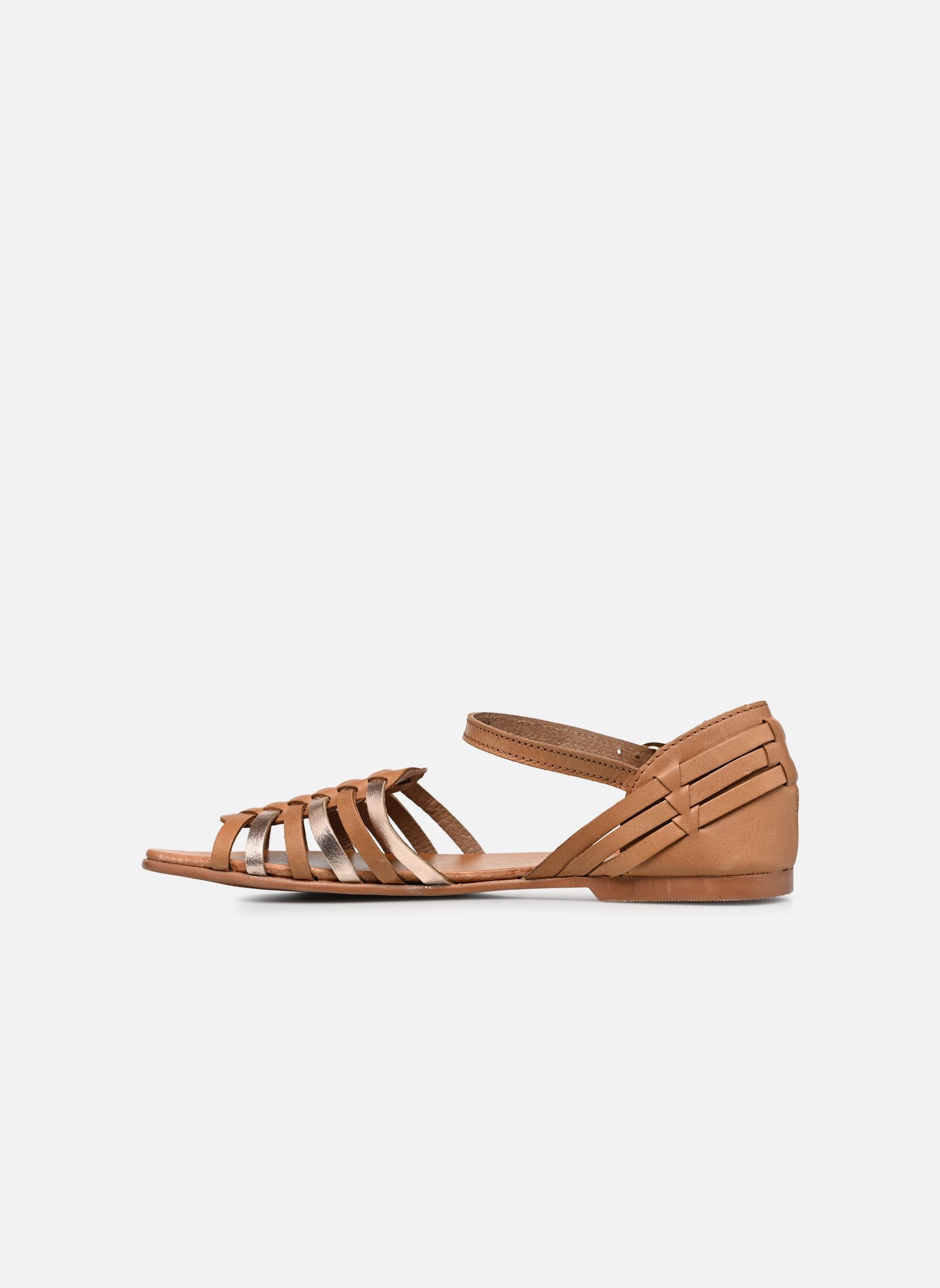 Sandales Sandales KUTA LEATHER femme marron I Love Shoes Sandales Sandales KUTA LEATHER femme marron TAN GOLD