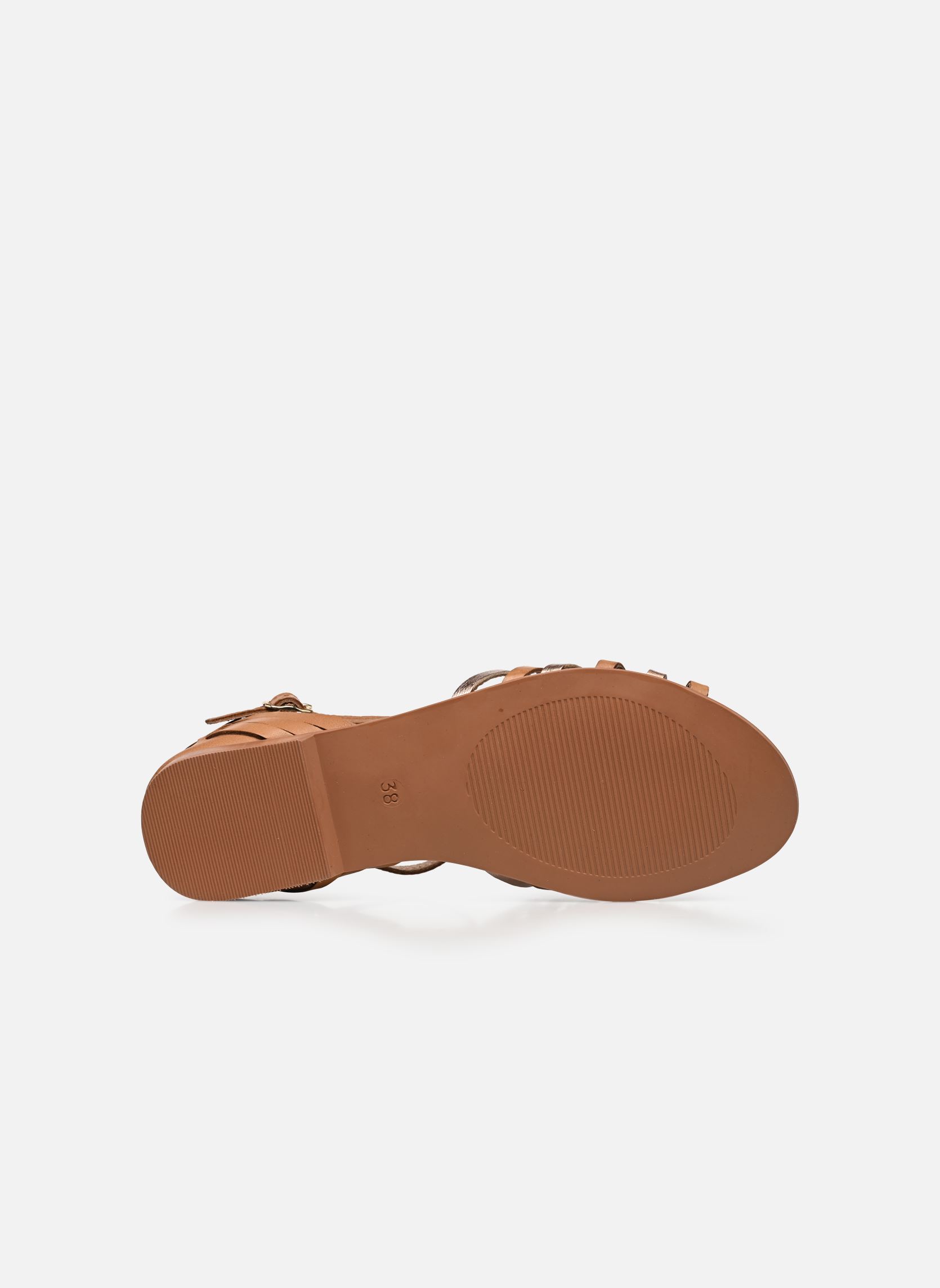 Sandales Sandales KUTA LEATHER femme marron I Love Shoes Sandales Sandales KUTA LEATHER femme marron TAN GOLD