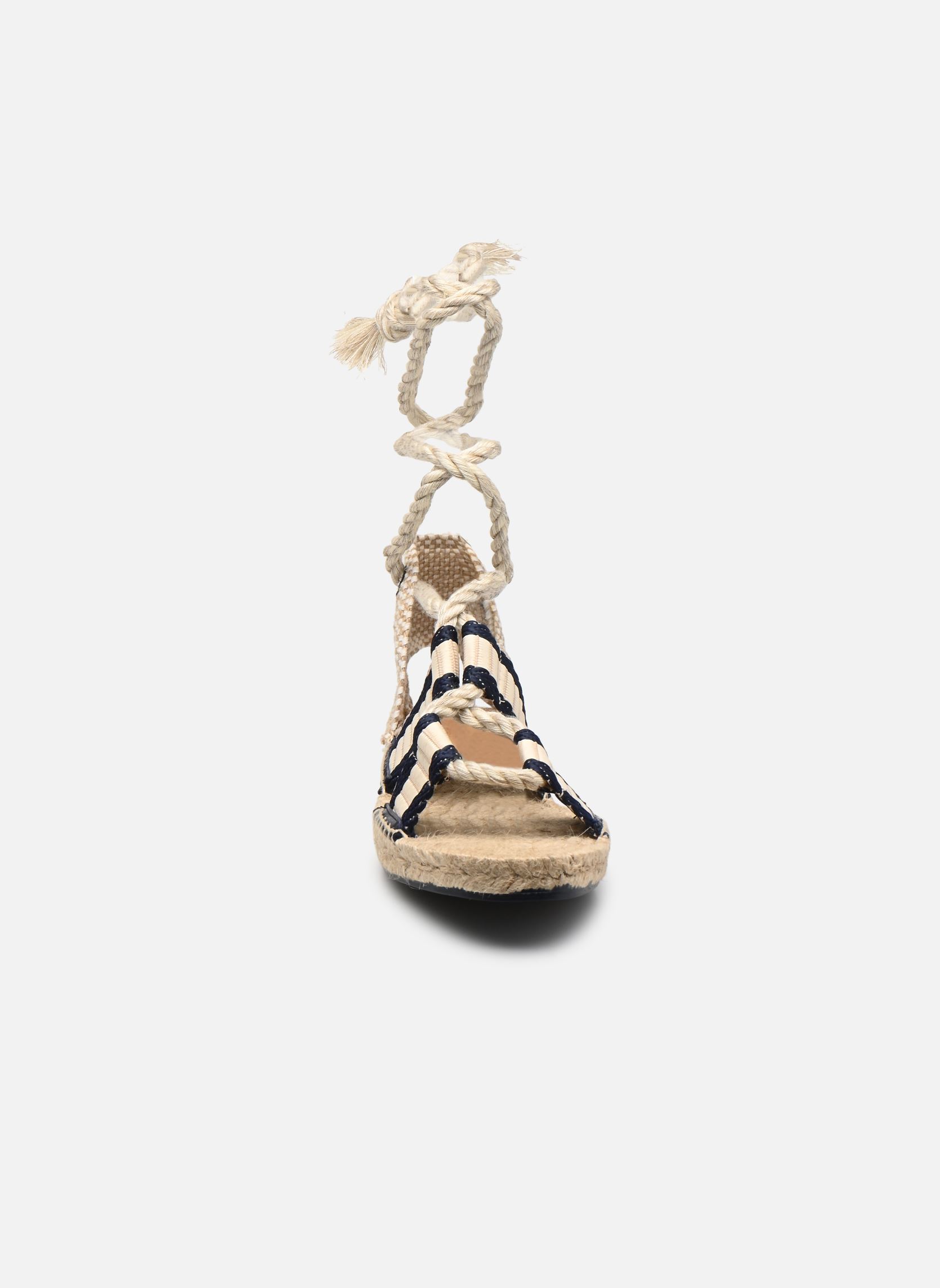 Keil- und Plateau-Espadrilles Samy H2 damen beige Castaner Keil- und Plateau-Espadrilles Samy H2 damen beige AZUL MARINO / CRUDO