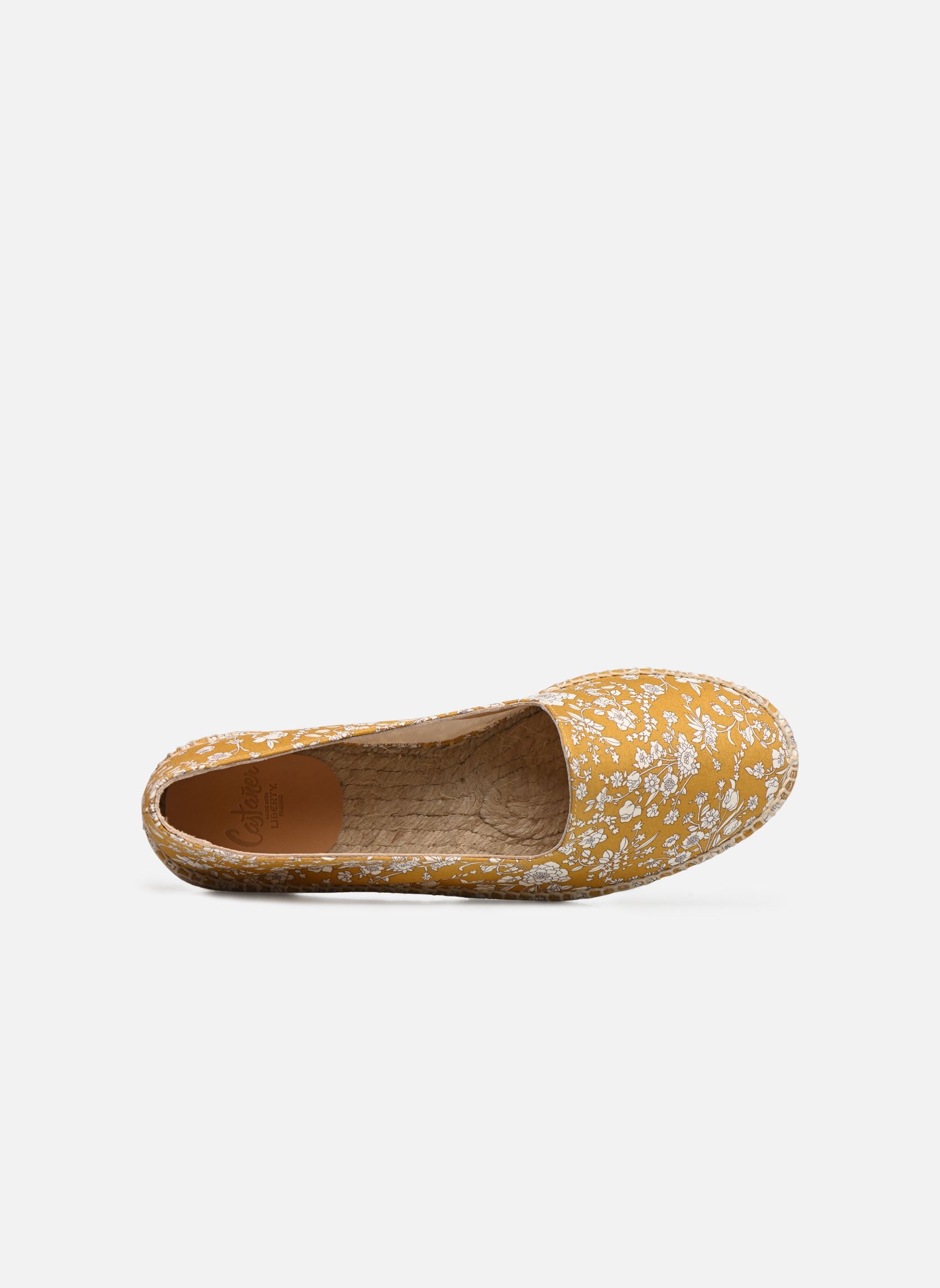 Flache Espadrilles Joana x Liberty damen gelb Castaner Flache Espadrilles Joana x Liberty damen gelb MOSTAZA