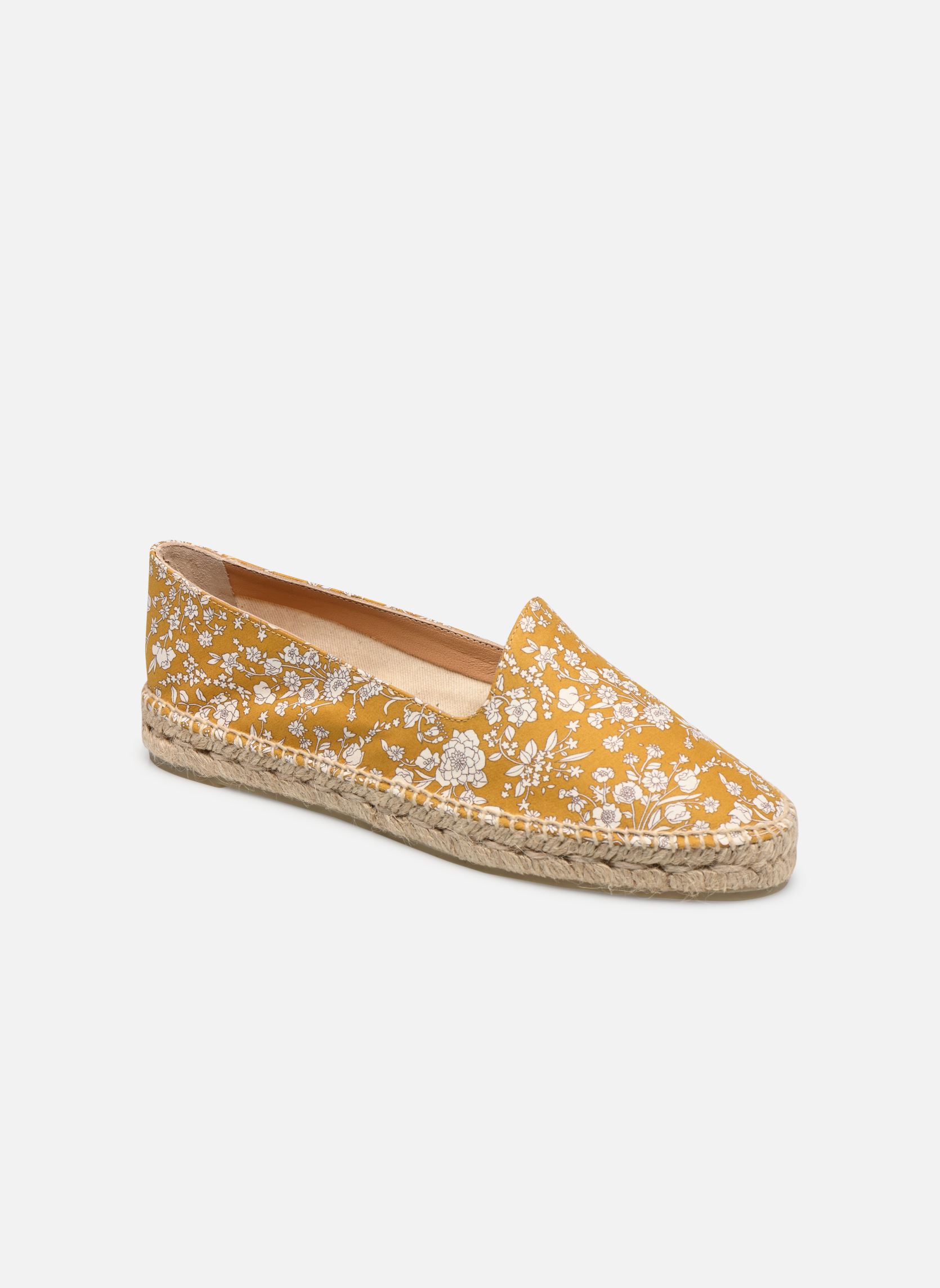 Flache Espadrilles Joana x Liberty damen gelb Castaner Flache Espadrilles Joana x Liberty damen gelb MOSTAZA