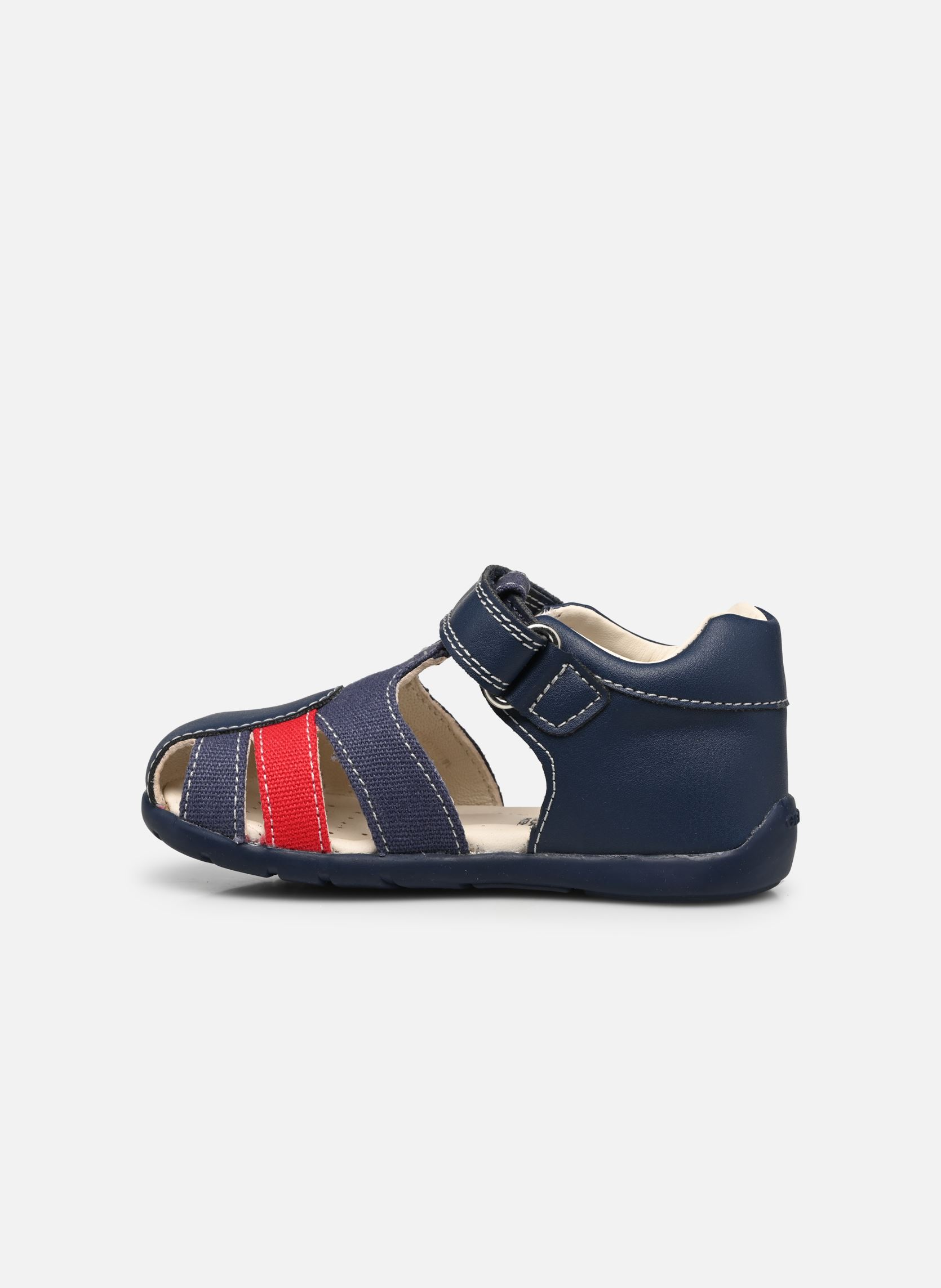 Sneakers alte B ELTHAN BOY bambino blu Geox Sneakers alte B ELTHAN BOY bambino blu LT NAVY/RED