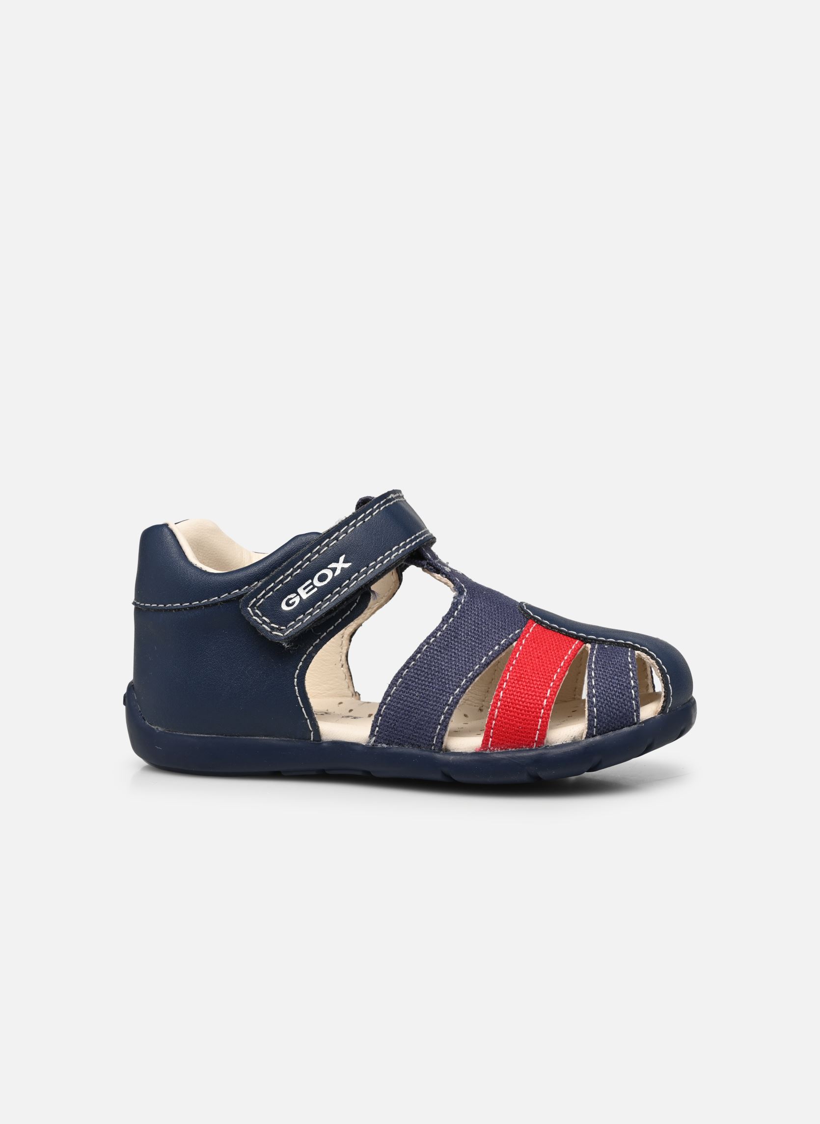 Sneakers alte B ELTHAN BOY bambino blu Geox Sneakers alte B ELTHAN BOY bambino blu LT NAVY/RED