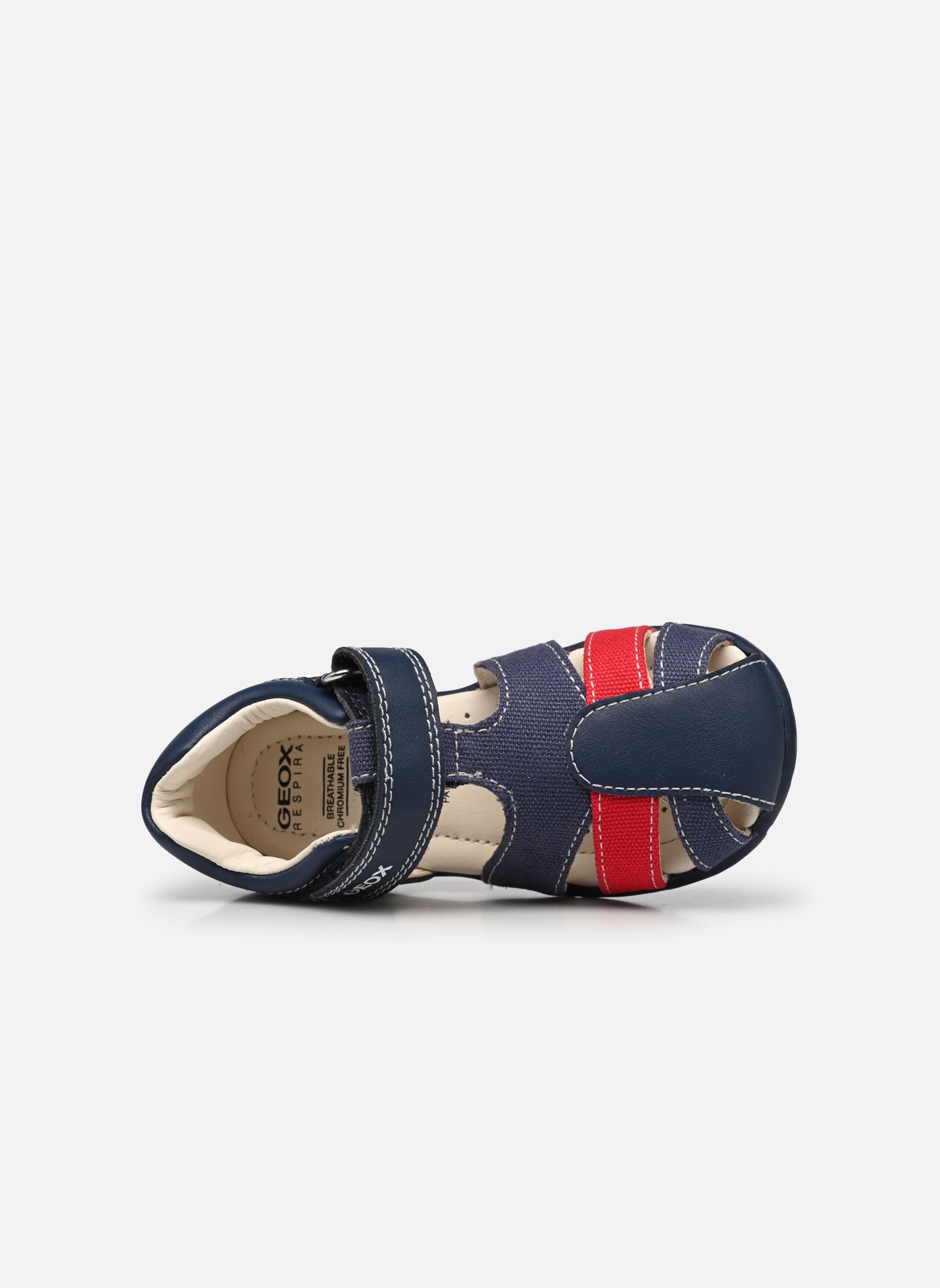 Sneakers alte B ELTHAN BOY bambino blu Geox Sneakers alte B ELTHAN BOY bambino blu LT NAVY/RED