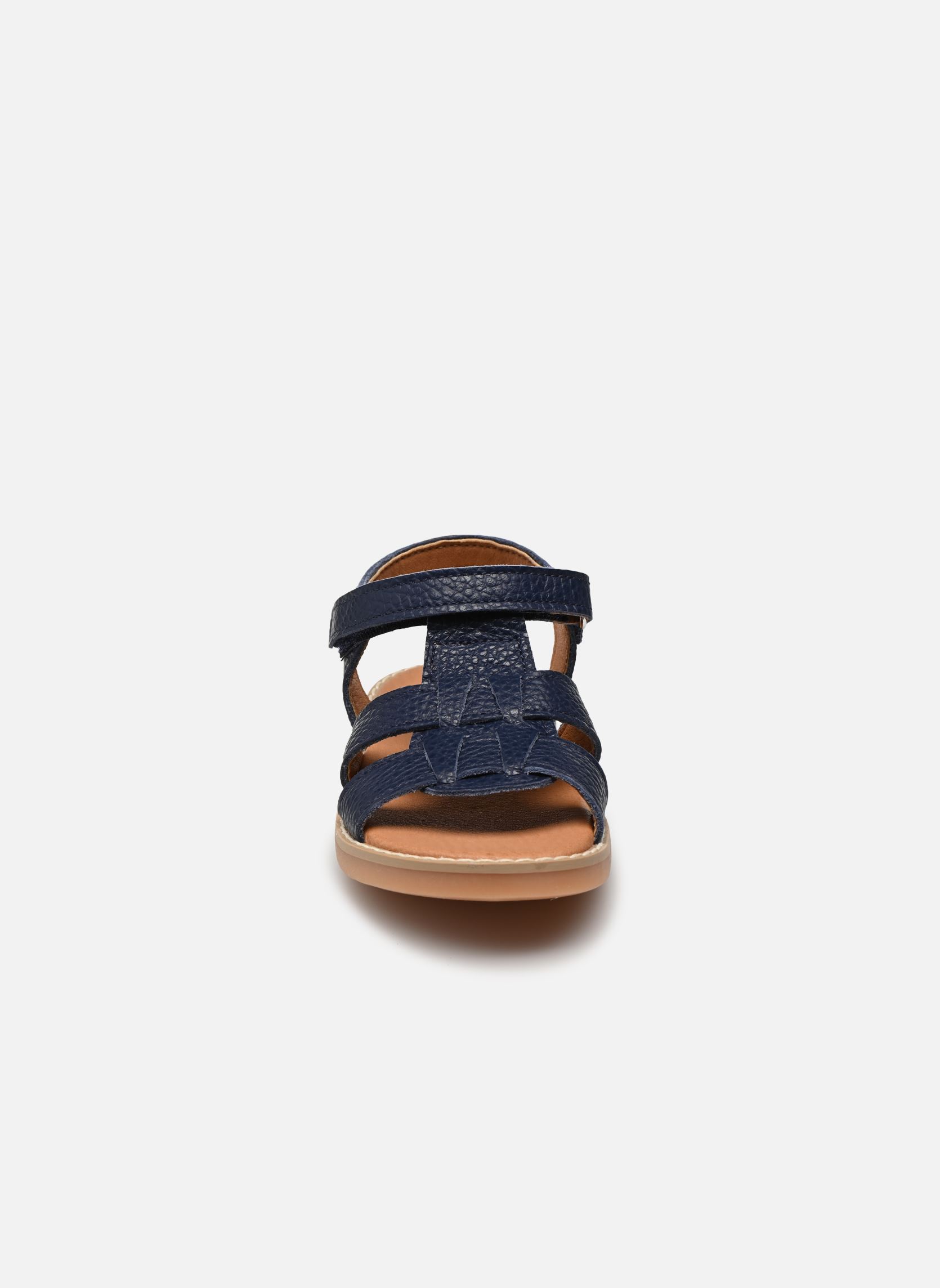 Sandales BONOU LEATHER fille bleu Rose et Martin Sandales BONOU LEATHER fille bleu Marine