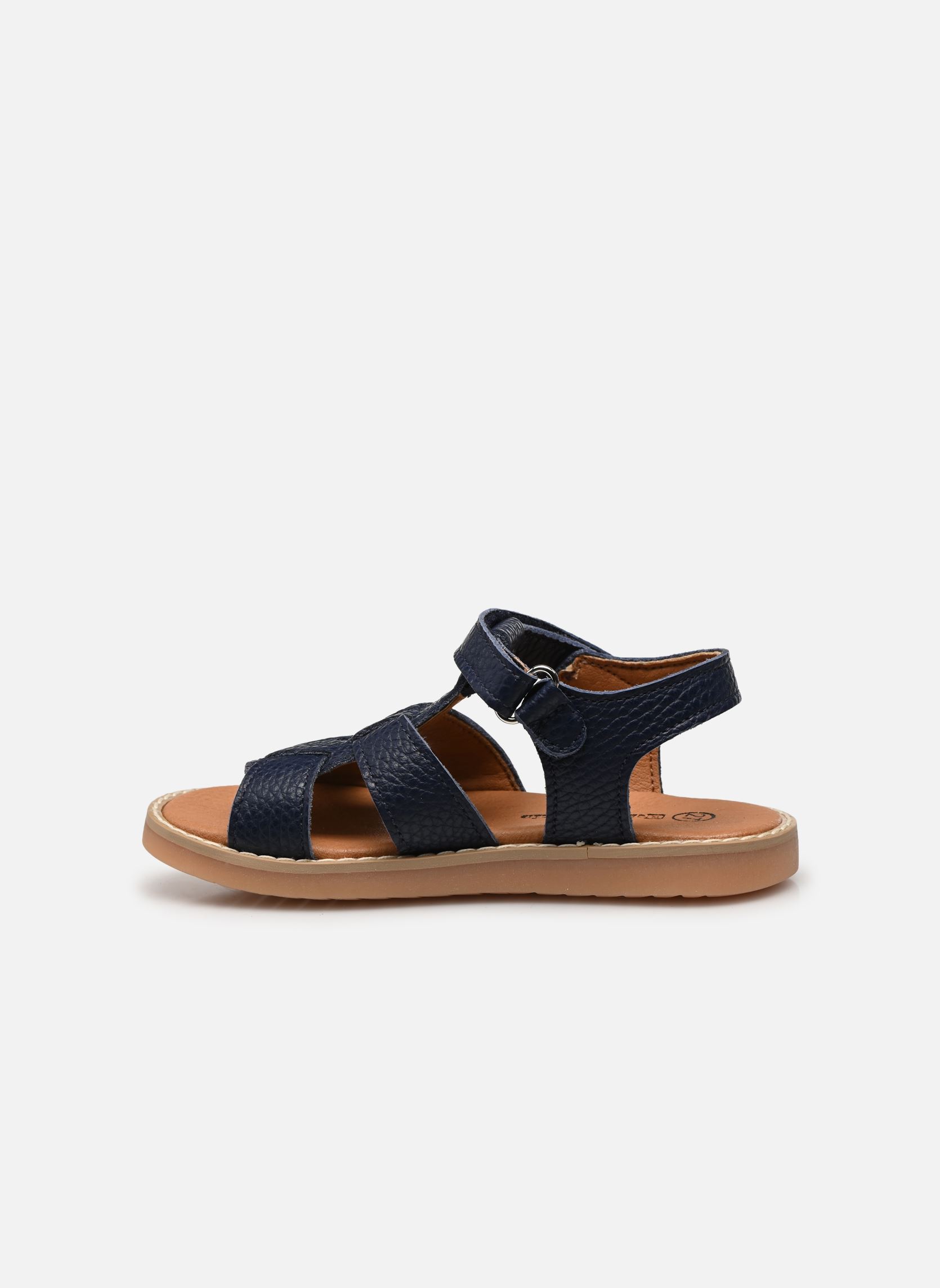 Sandales BONOU LEATHER fille bleu Rose et Martin Sandales BONOU LEATHER fille bleu Marine