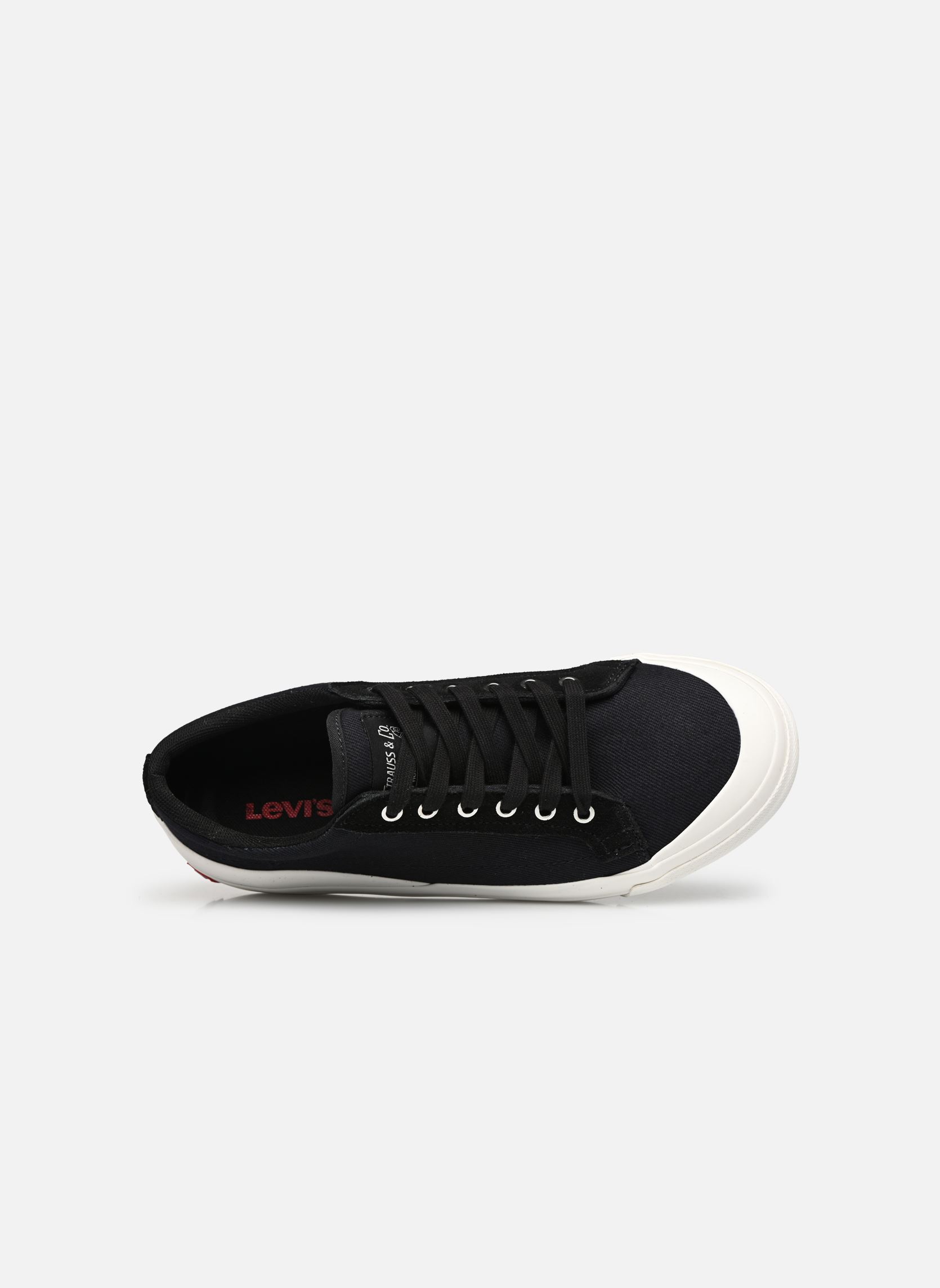 Leinen-Sneaker LS1 LOW herren schwarz Levi's Leinen-Sneaker LS1 LOW herren schwarz Regular Black