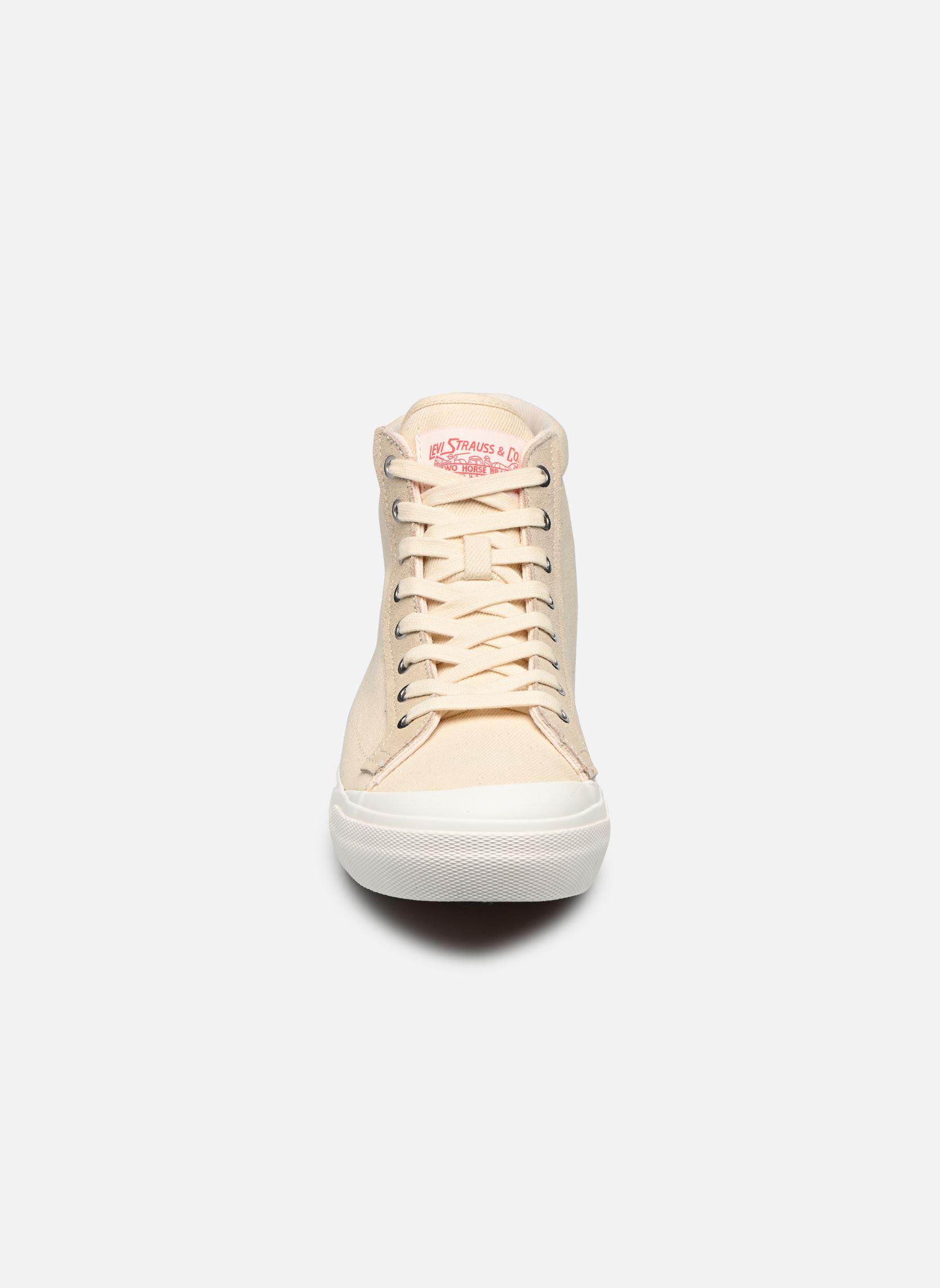 Leinen-Sneaker LS1 HIGH herren beige Levi's Leinen-Sneaker LS1 HIGH herren beige Off white