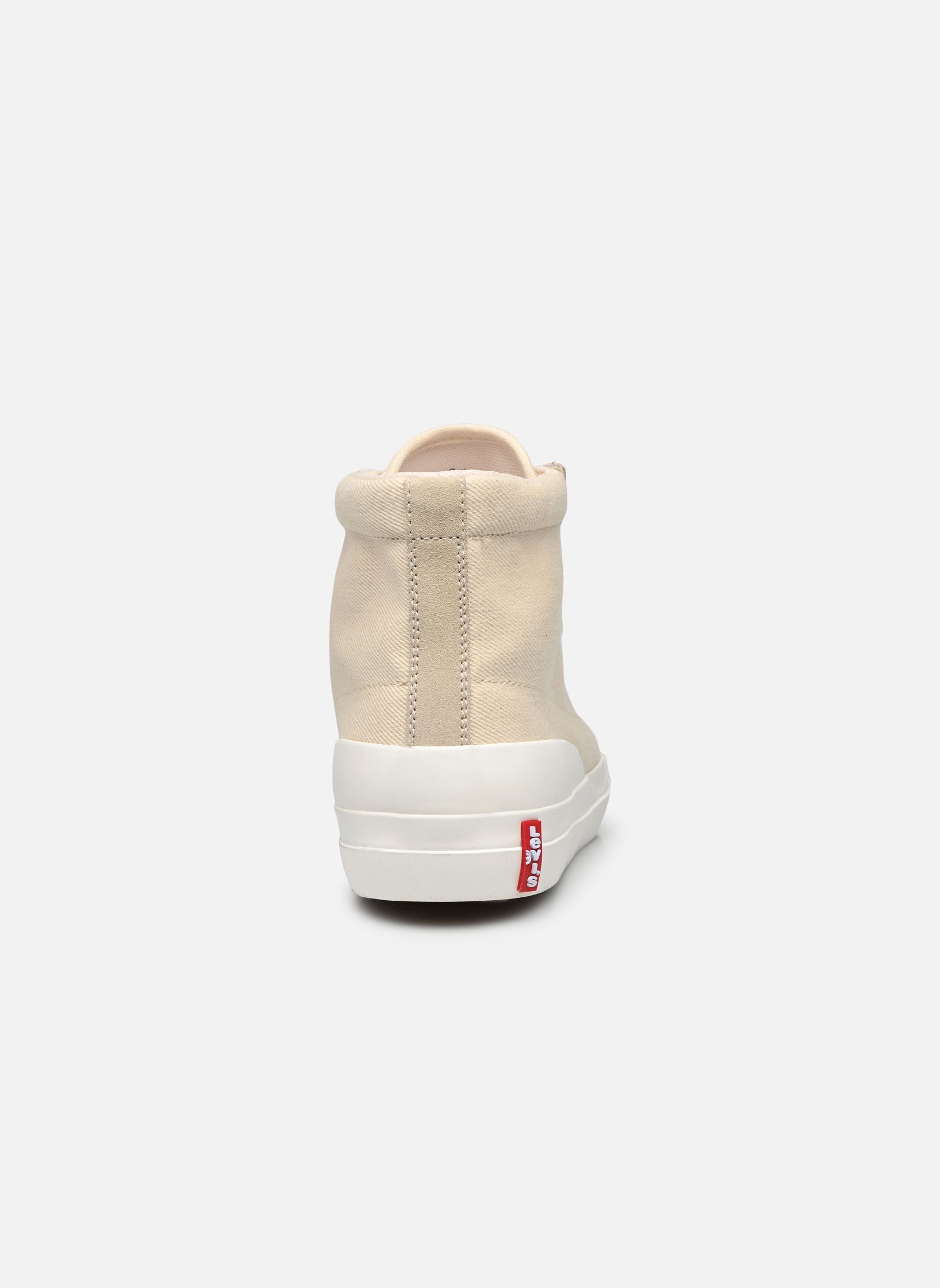 Leinen-Sneaker LS1 HIGH herren beige Levi's Leinen-Sneaker LS1 HIGH herren beige Off white