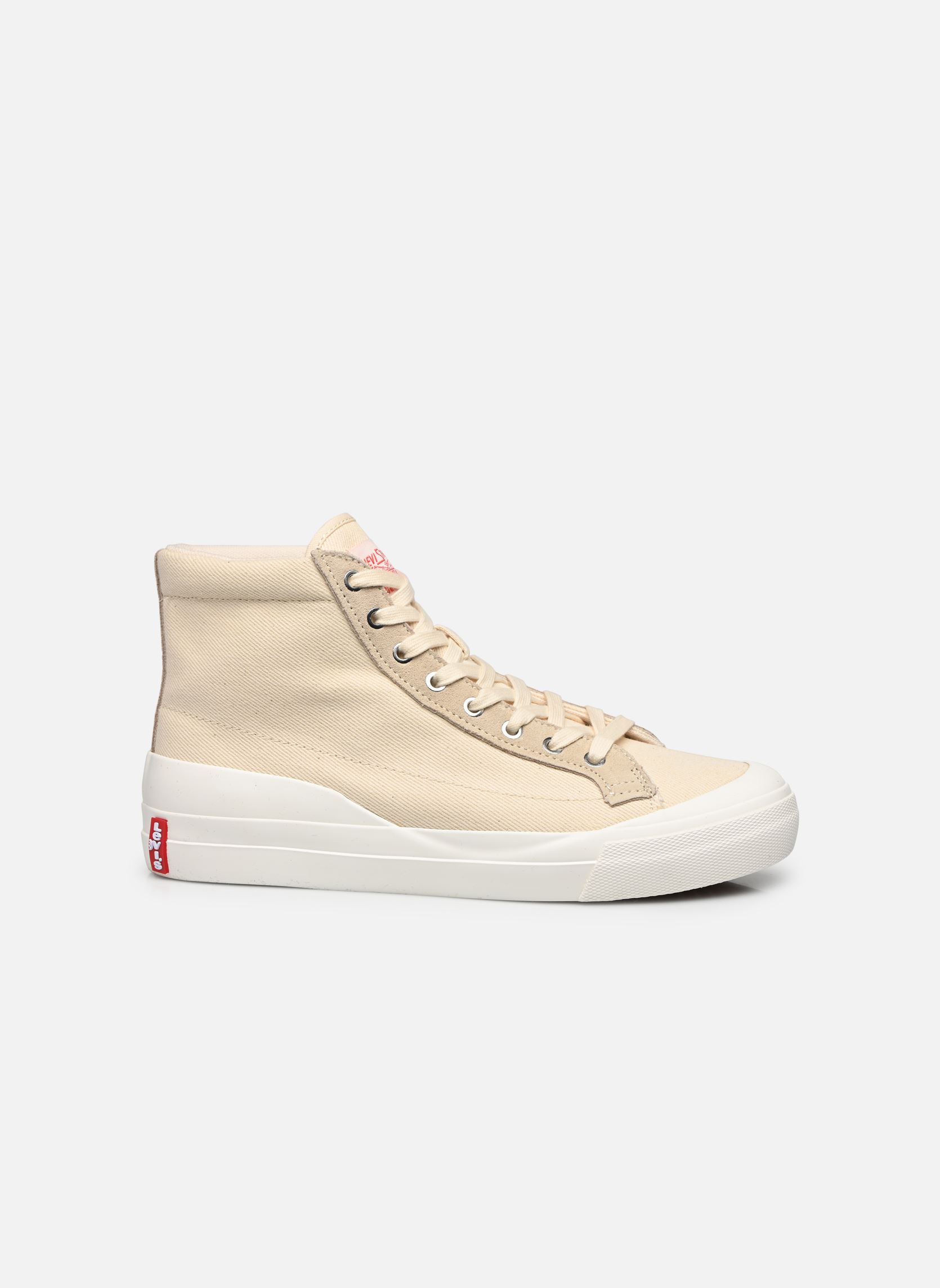 Leinen-Sneaker LS1 HIGH herren beige Levi's Leinen-Sneaker LS1 HIGH herren beige Off white