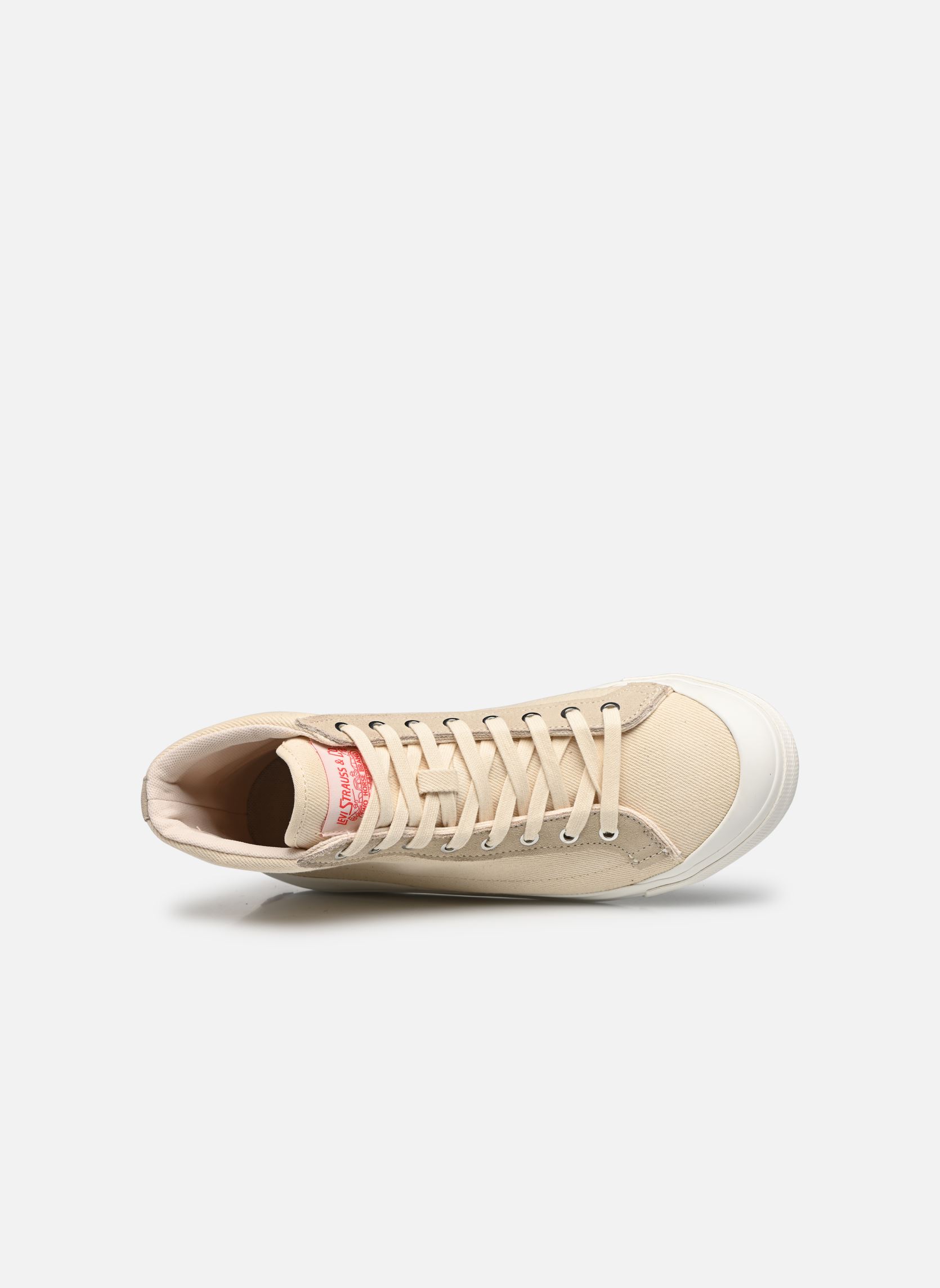 Leinen-Sneaker LS1 HIGH herren beige Levi's Leinen-Sneaker LS1 HIGH herren beige Off white
