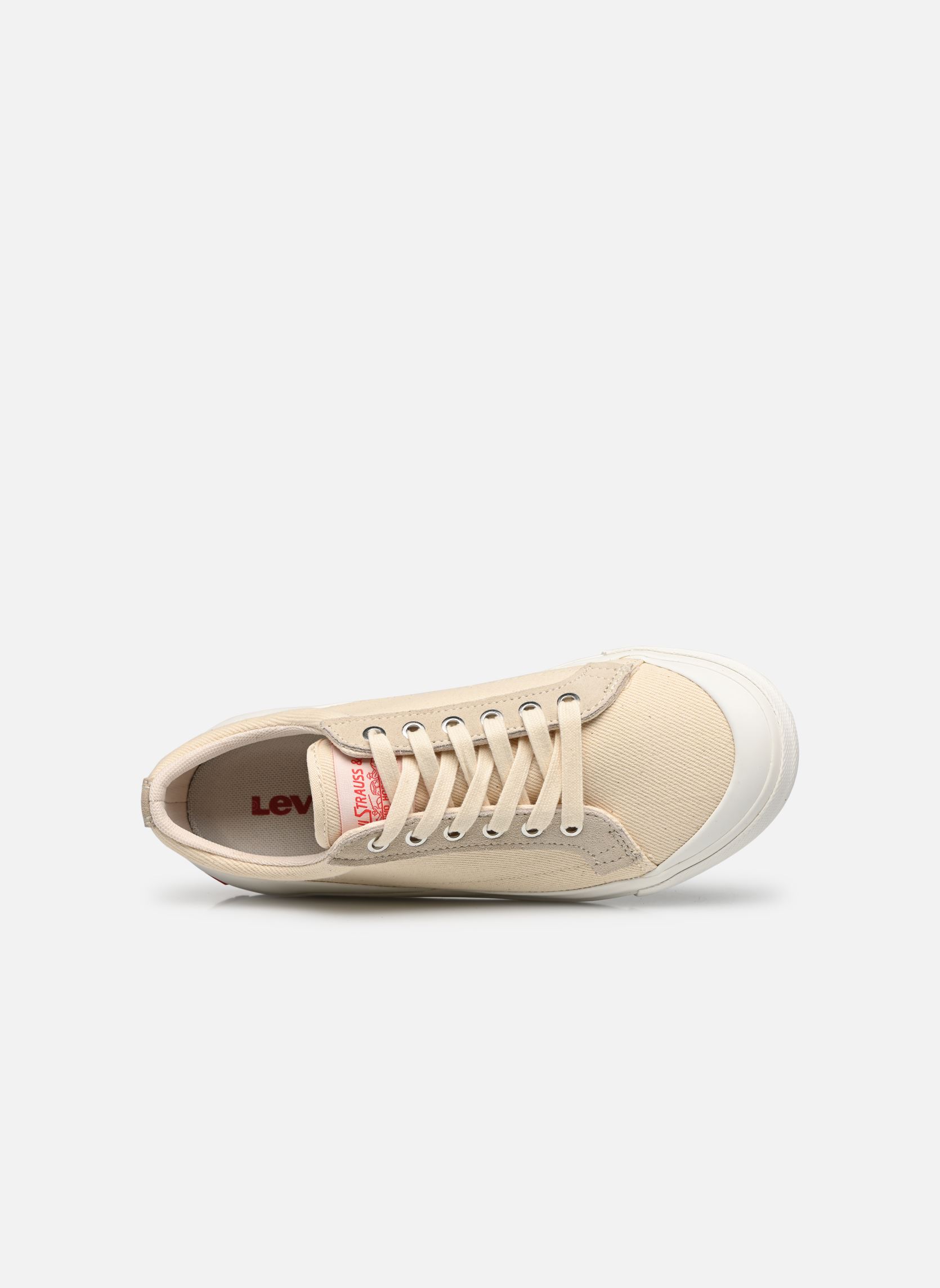 Baskets toile LS1 LOW S W femme beige Levi's Baskets toile LS1 LOW S W femme beige Off white