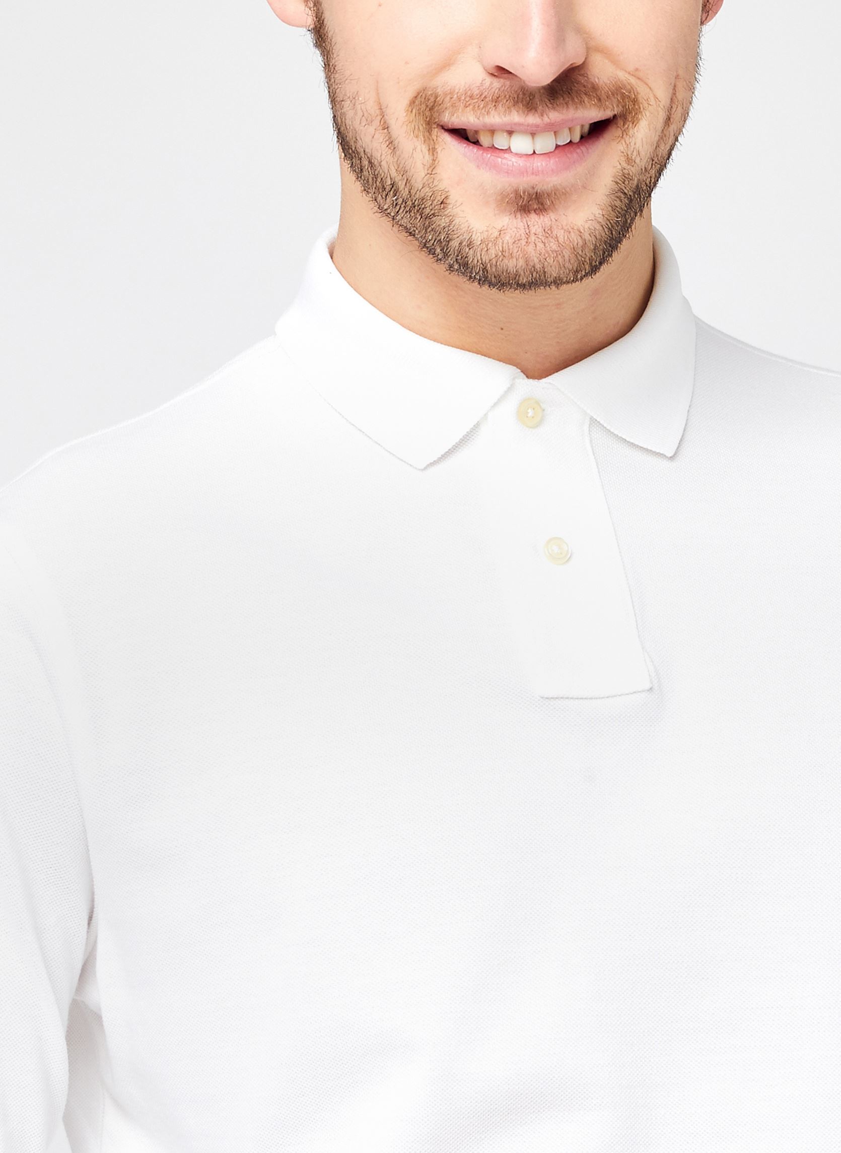 Polos Polo Coupe Ajustée En Piqué 710680790 homme blanc Polo Ralph Lauren Polos Polo Coupe Ajustée En Piqué 710680790 homme blanc WHITE