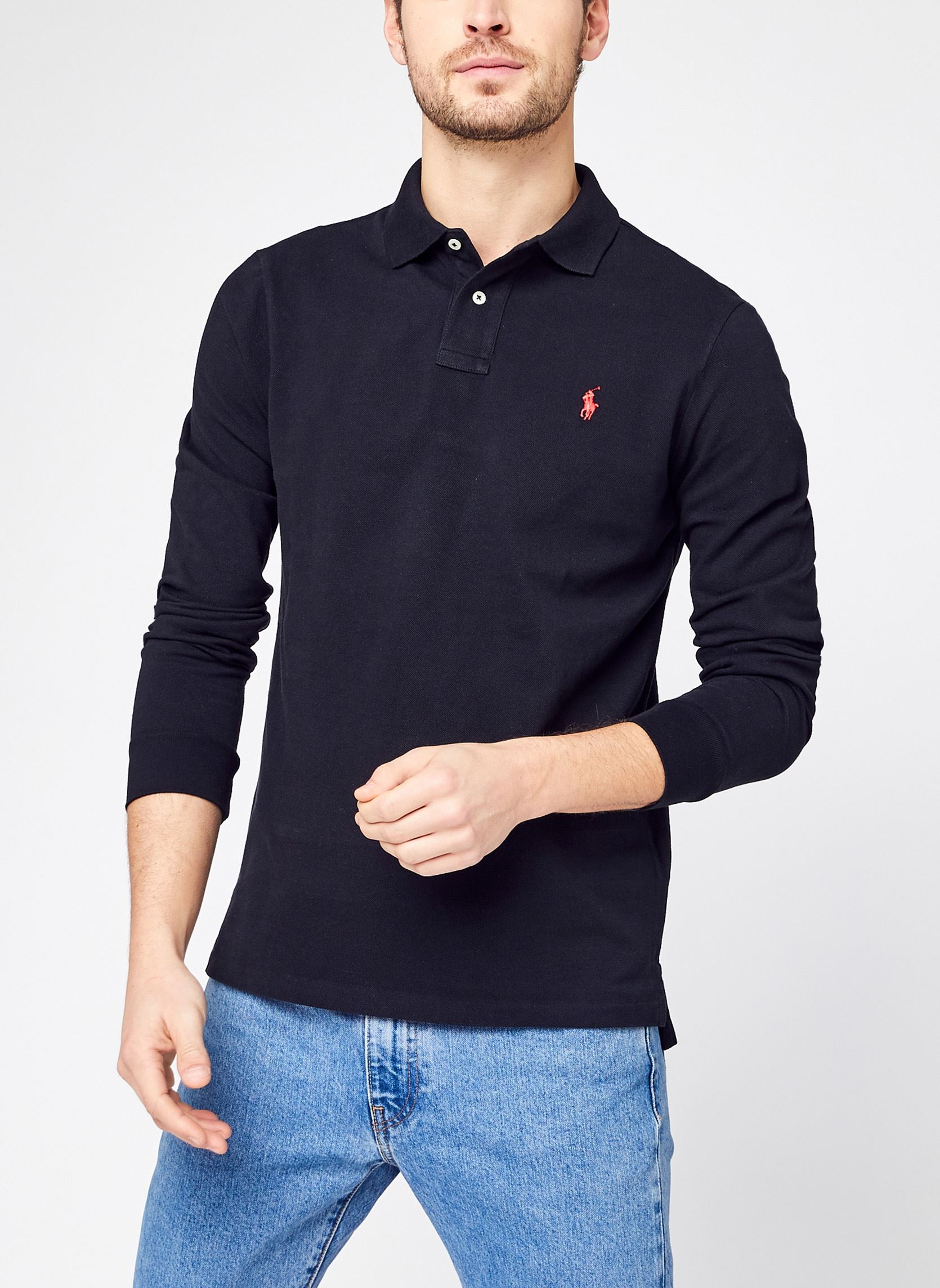 Polo Polo Ralph Lauren POLO COUPE AJUSTEE SLIM FIT EN COTON STRECH MESH EU - vue 7