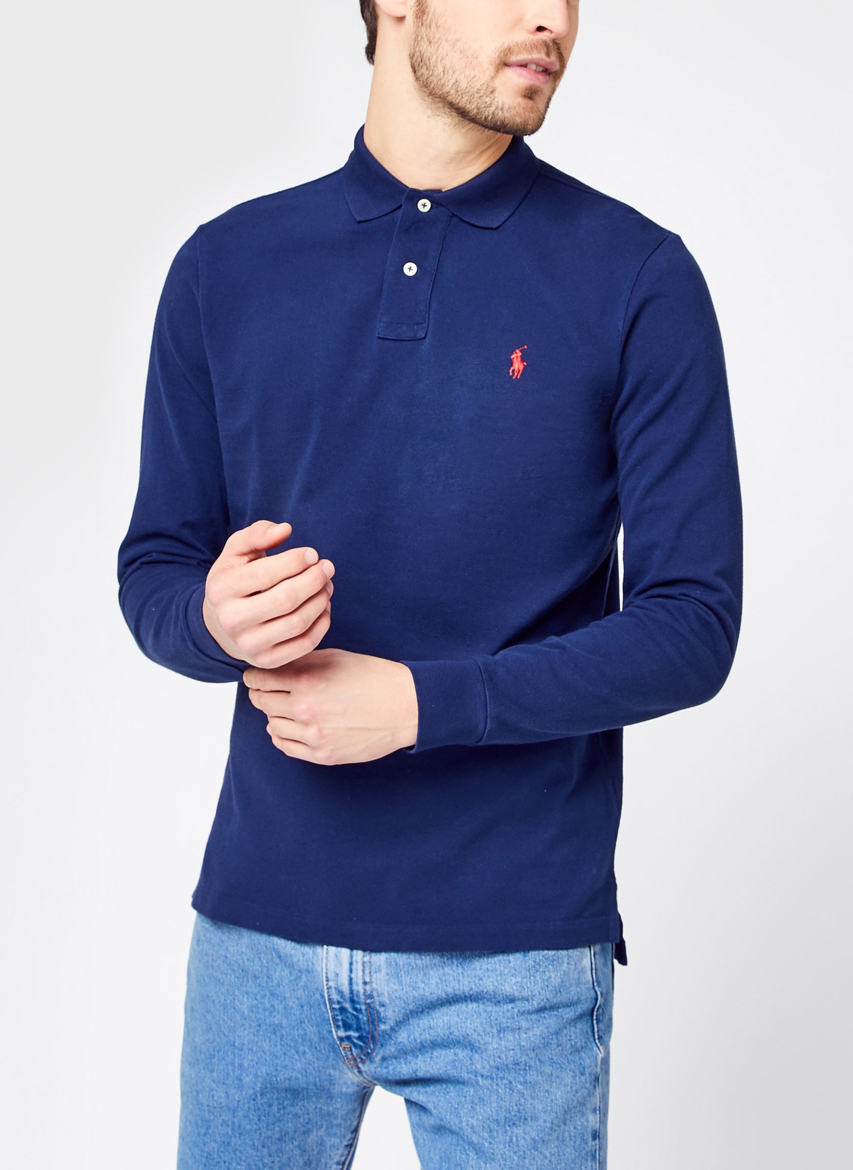 Polos Polo Coupe Ajustée En Piqué 710680790 homme bleu Polo Ralph Lauren Polos Polo Coupe Ajustée En Piqué 710680790 homme bleu NEWPORT NAVYC3870