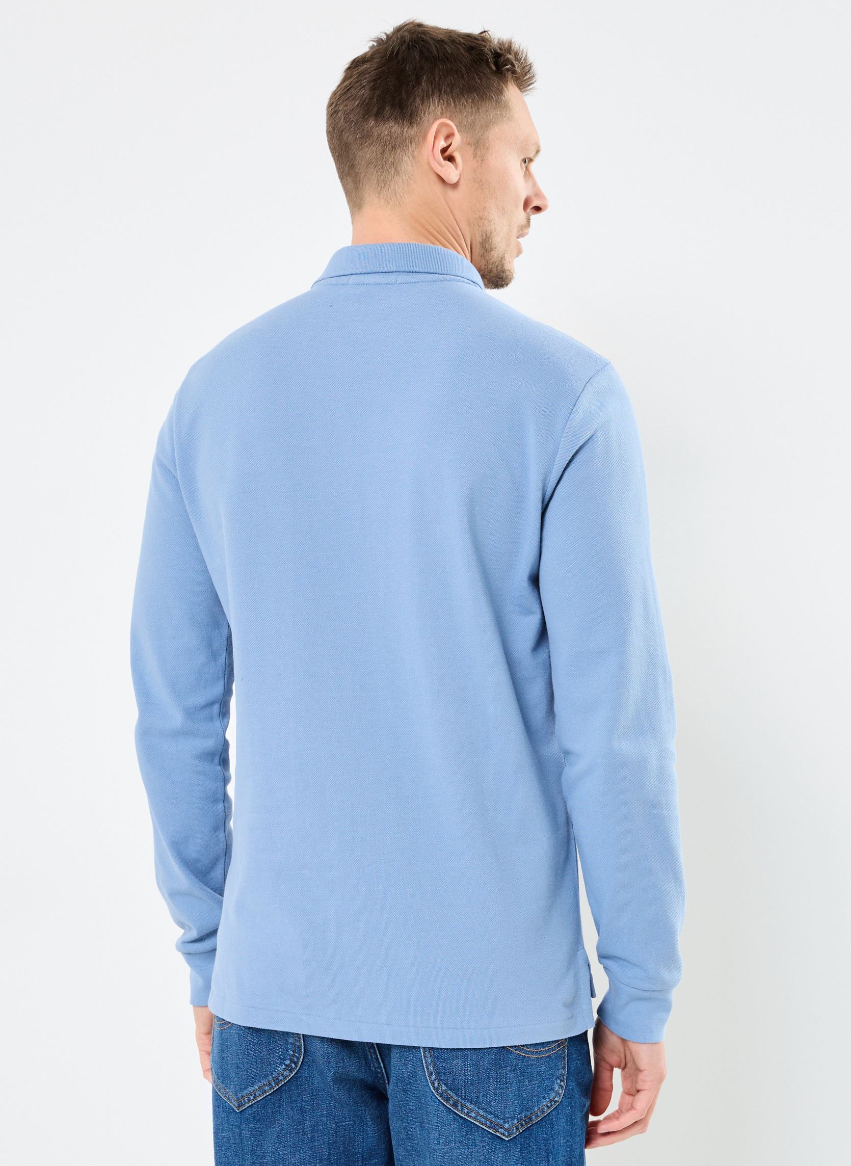 Polos Polo Coupe Ajustée En Piqué 710680790 homme bleu Polo Ralph Lauren Polos Polo Coupe Ajustée En Piqué 710680790 homme bleu CHANNEL BLUE/C8640