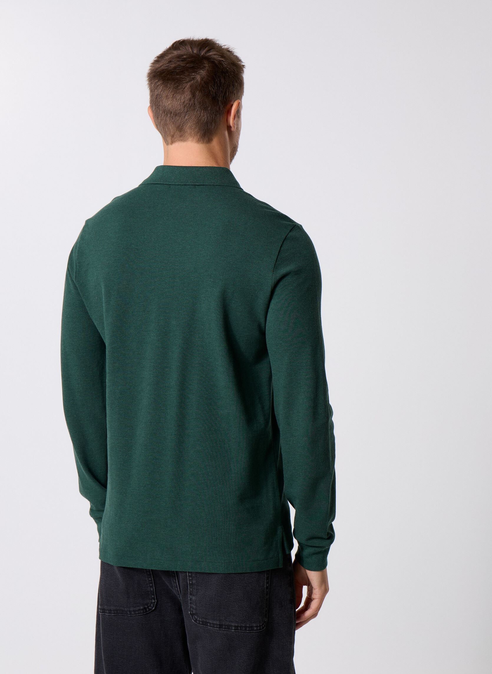 Polos Polo Coupe Ajustée En Piqué 710680790 homme vert Polo Ralph Lauren Polos Polo Coupe Ajustée En Piqué 710680790 homme vert SCOTCH PINE HEATHER/C4939