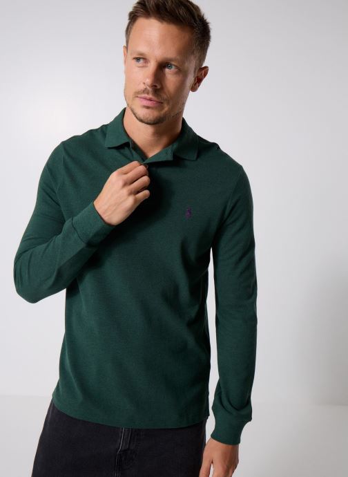 Polo Ralph Lauren Polos Polo Coupe Ajustée En Piqué 710680790 homme vert
